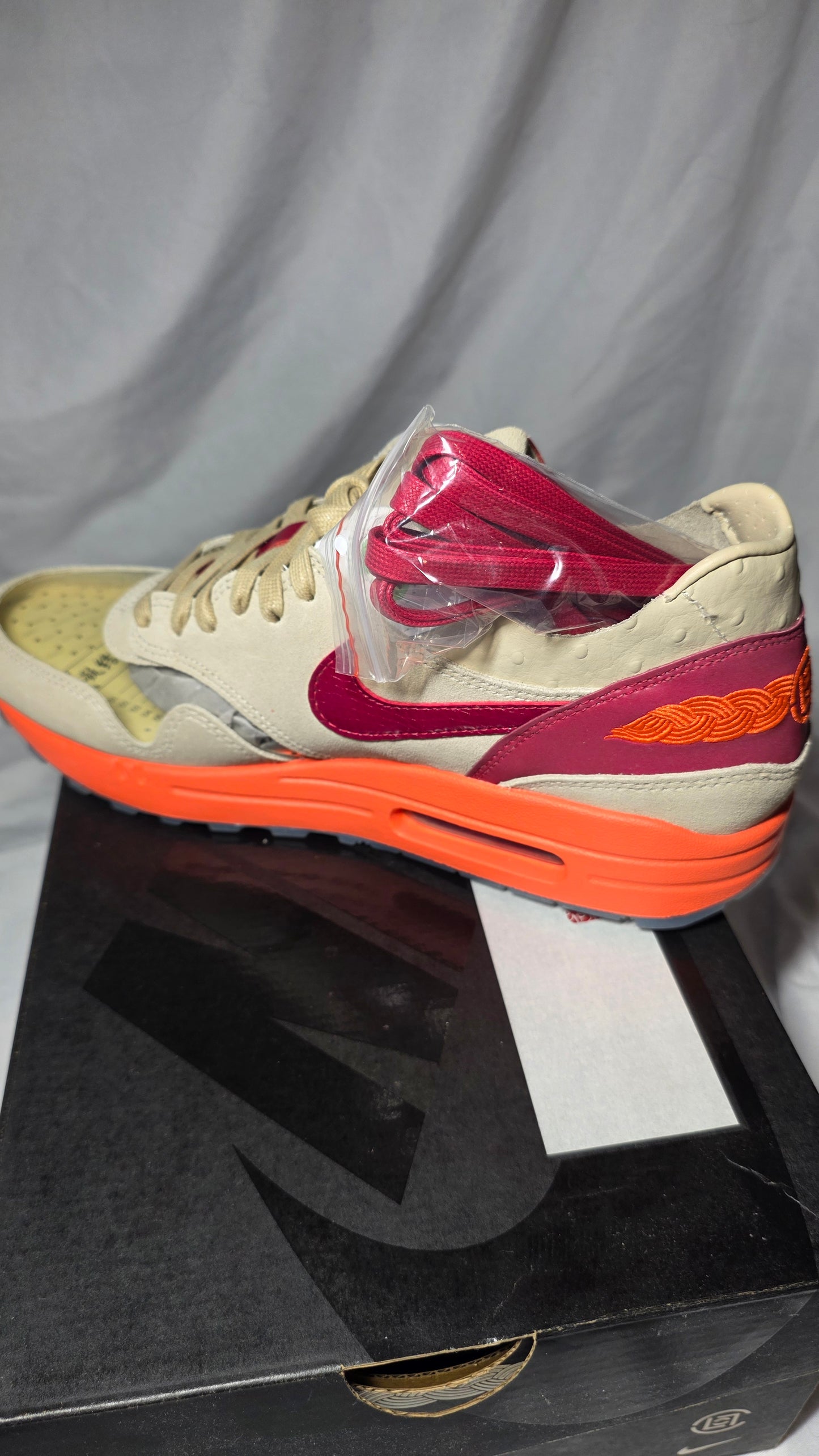 Nike Air Max 1 / Clot Mens 9.5 DD1870-100 NIB Authenticated