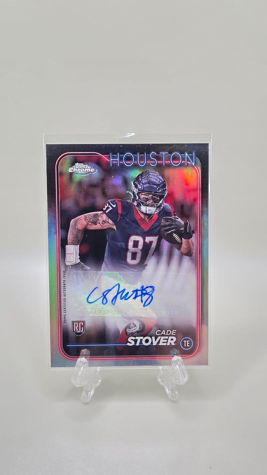 2024 Topps Chrome Cade Stover Rookie Base Auto Card #RA-CST