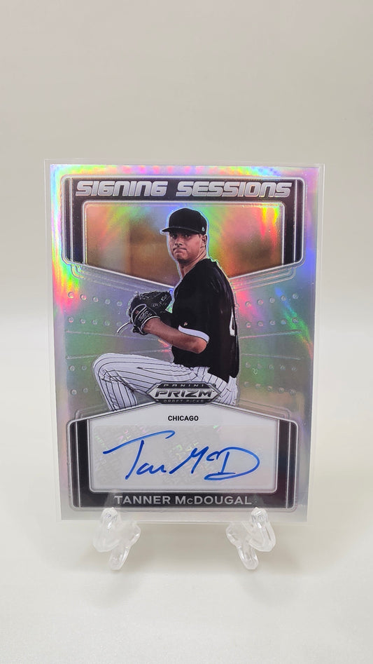 2022 Panini Prizm Signing Sessions Tanner McDougal Auto Card #SS-TM