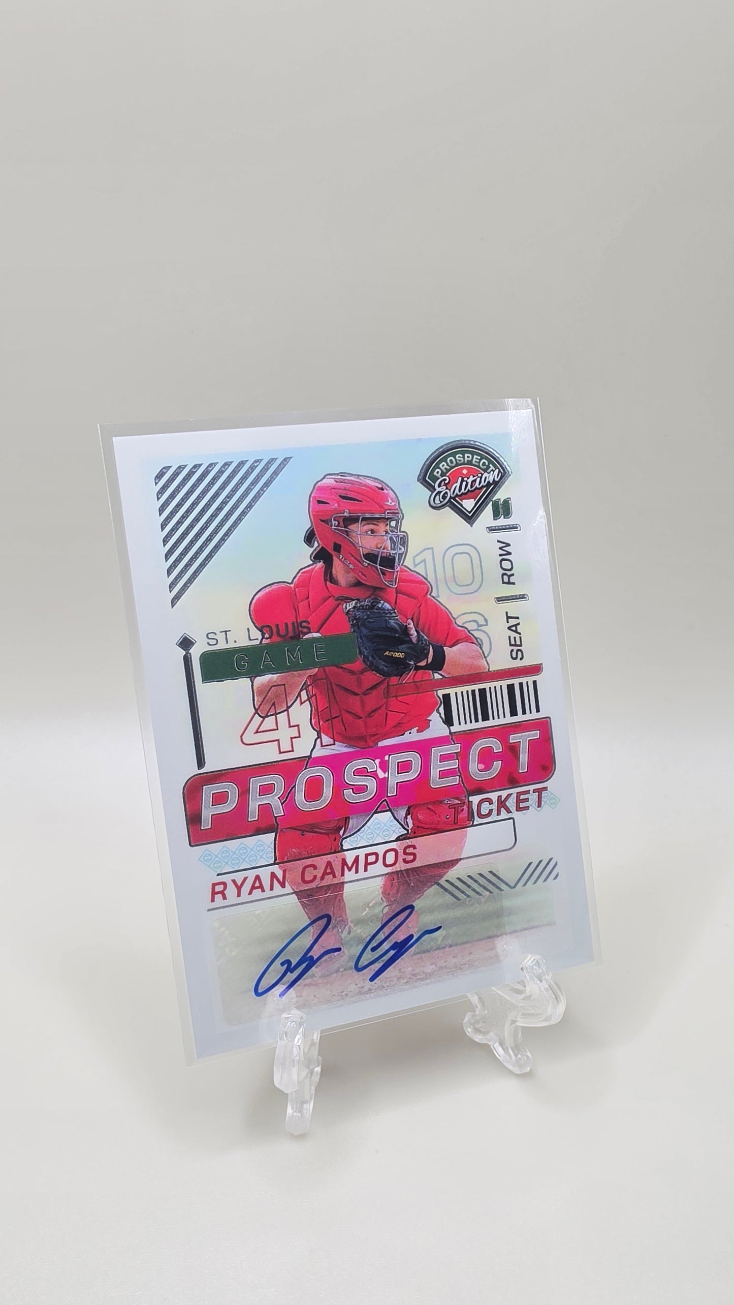 2024 Panini Prospect Edition Ryan Campos Auto Card # 100