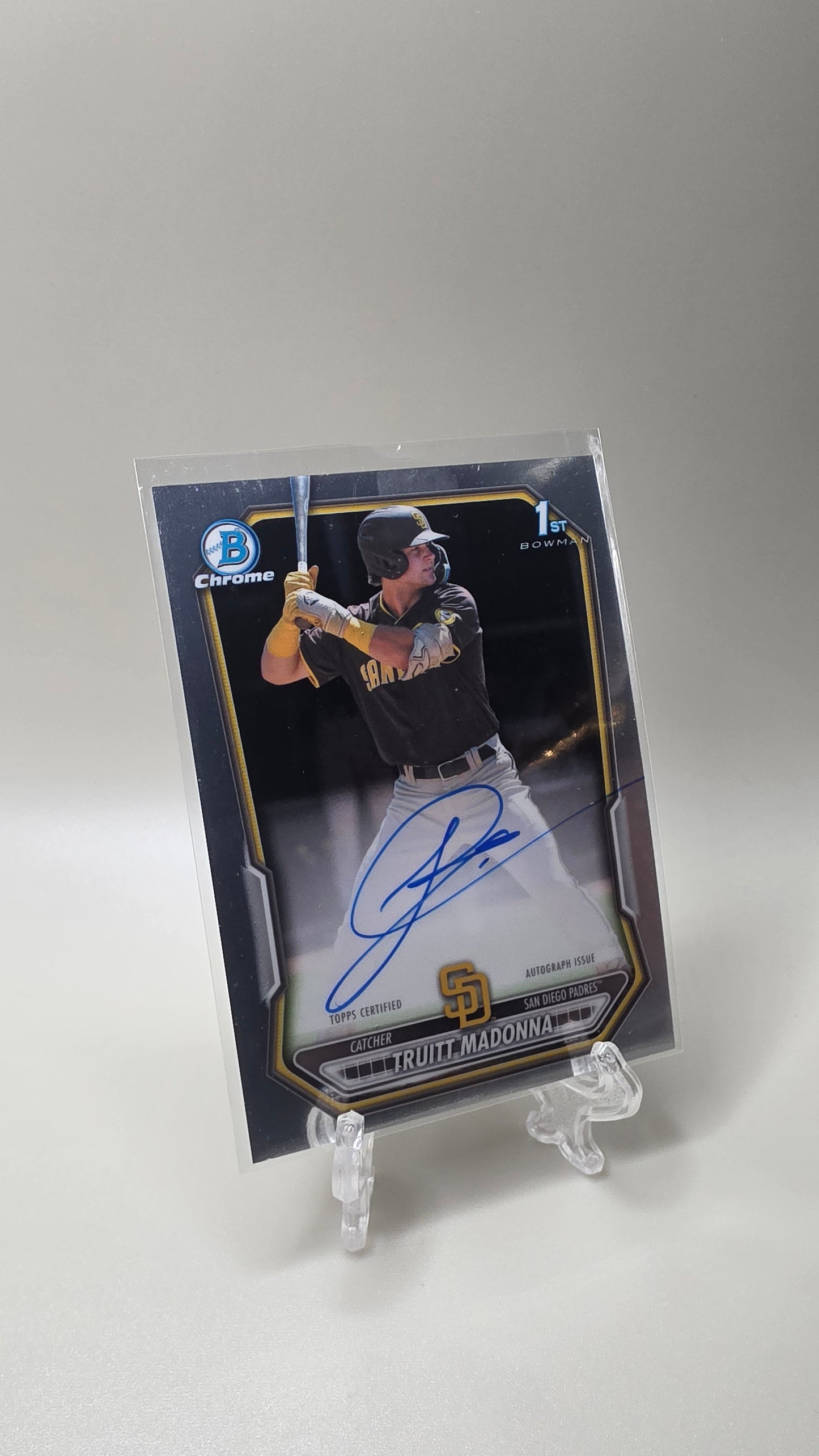 2026 Bowman Chrome Truitt Madonna Base Auto Card # CPA-TM