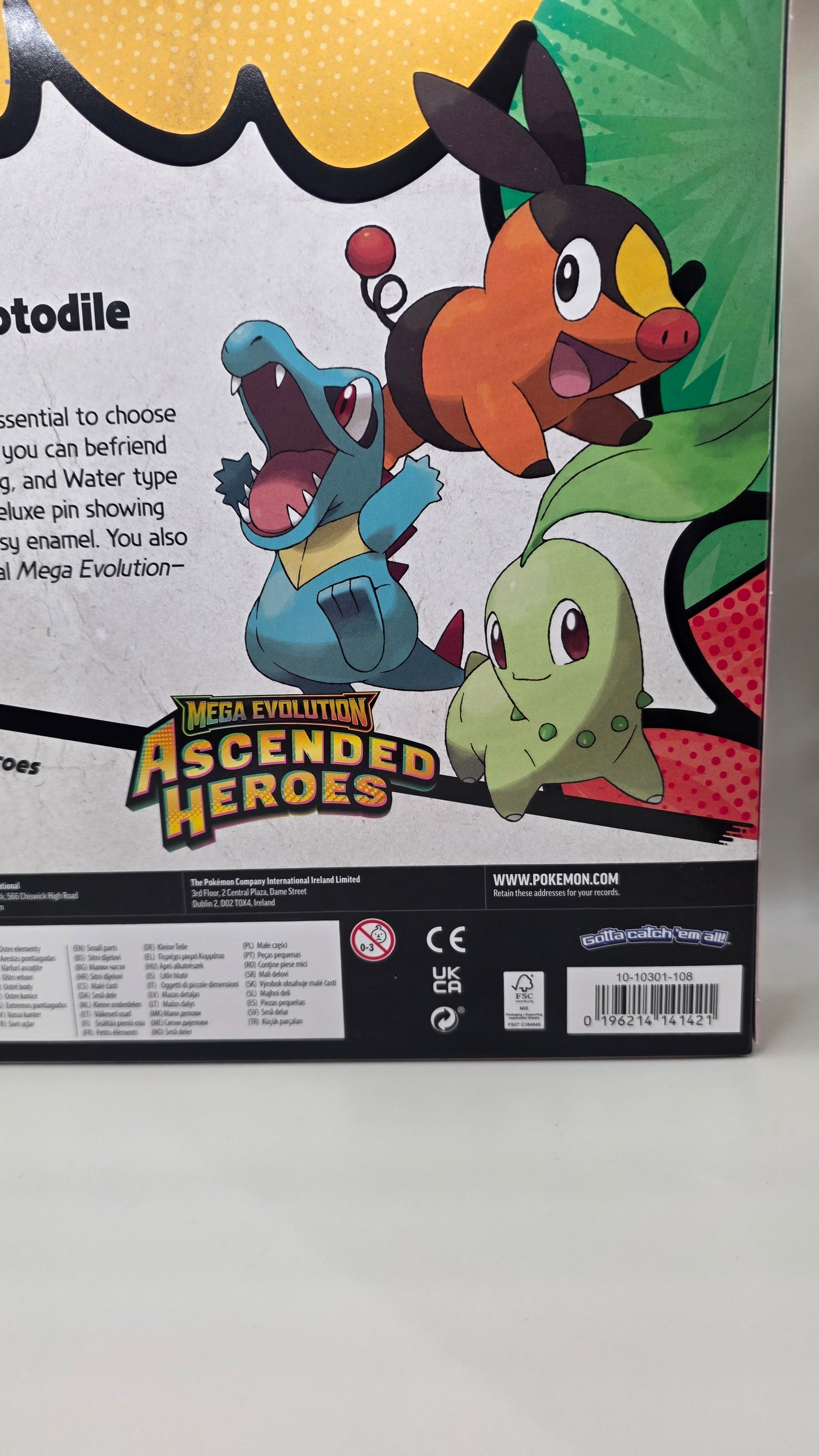 Pokemon TCG Ascended Heroes First Partners Deluxe Pin Collection