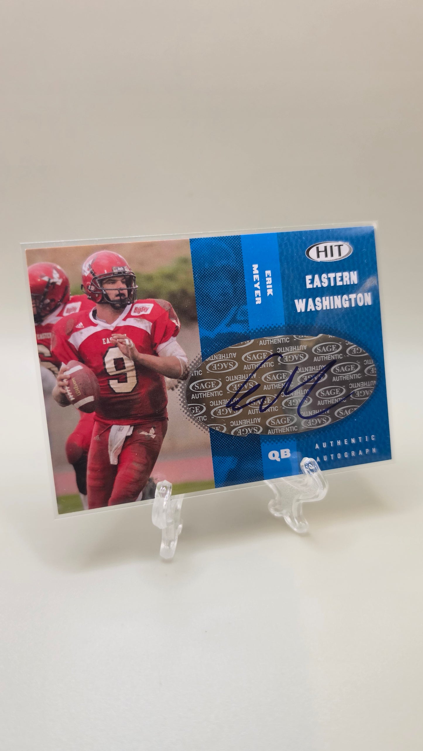 2006 Sage HIT Erik Meyer Blue Auto #A24