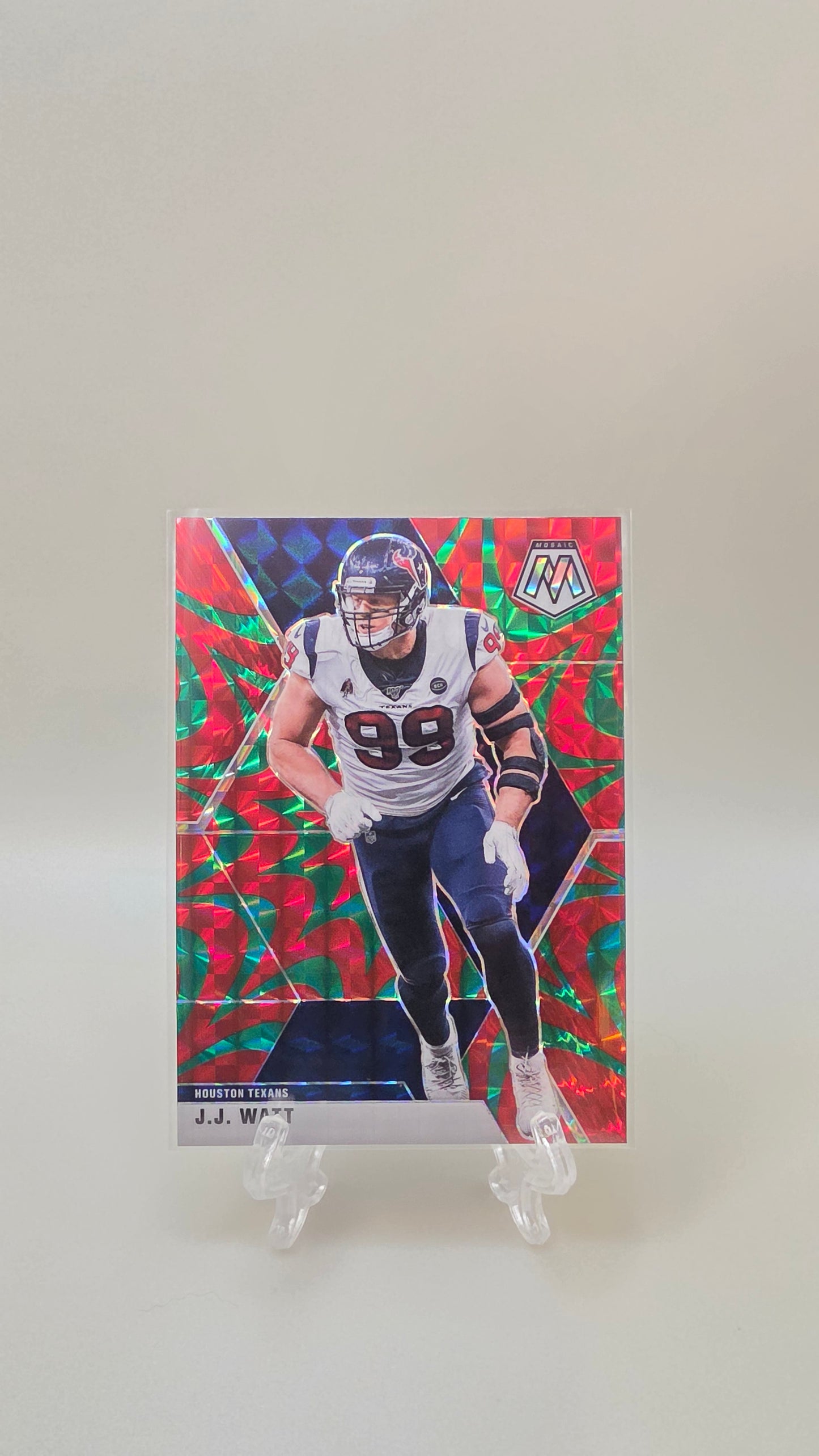 2020 Mosaic J.J.Watt Red & Green Prizm #87