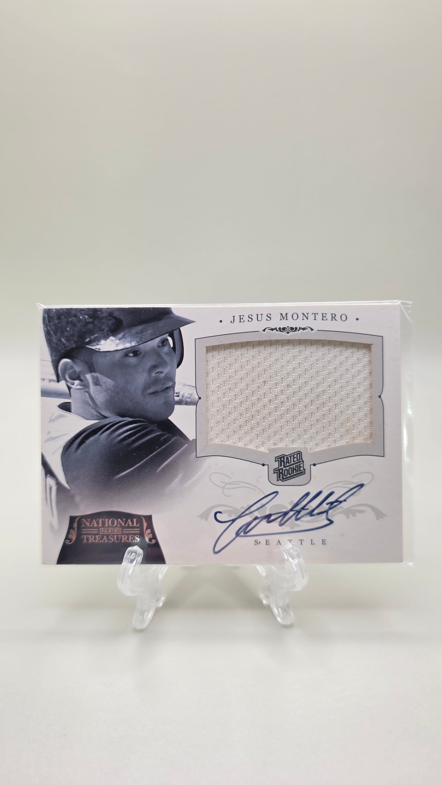 2012 National Treasures Jesus Montero Rookie Patch Auto #/99 Card #181