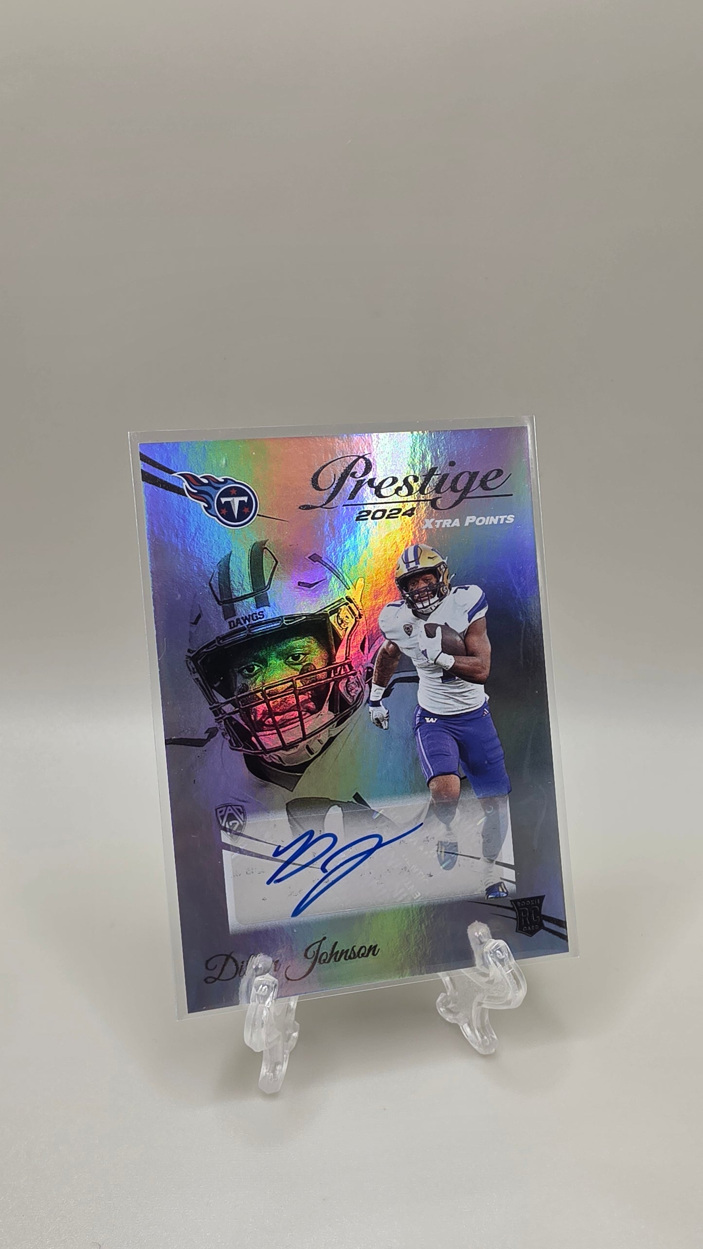 2024 Prestige Football Dillon Johnson Xtra Points Auto #356