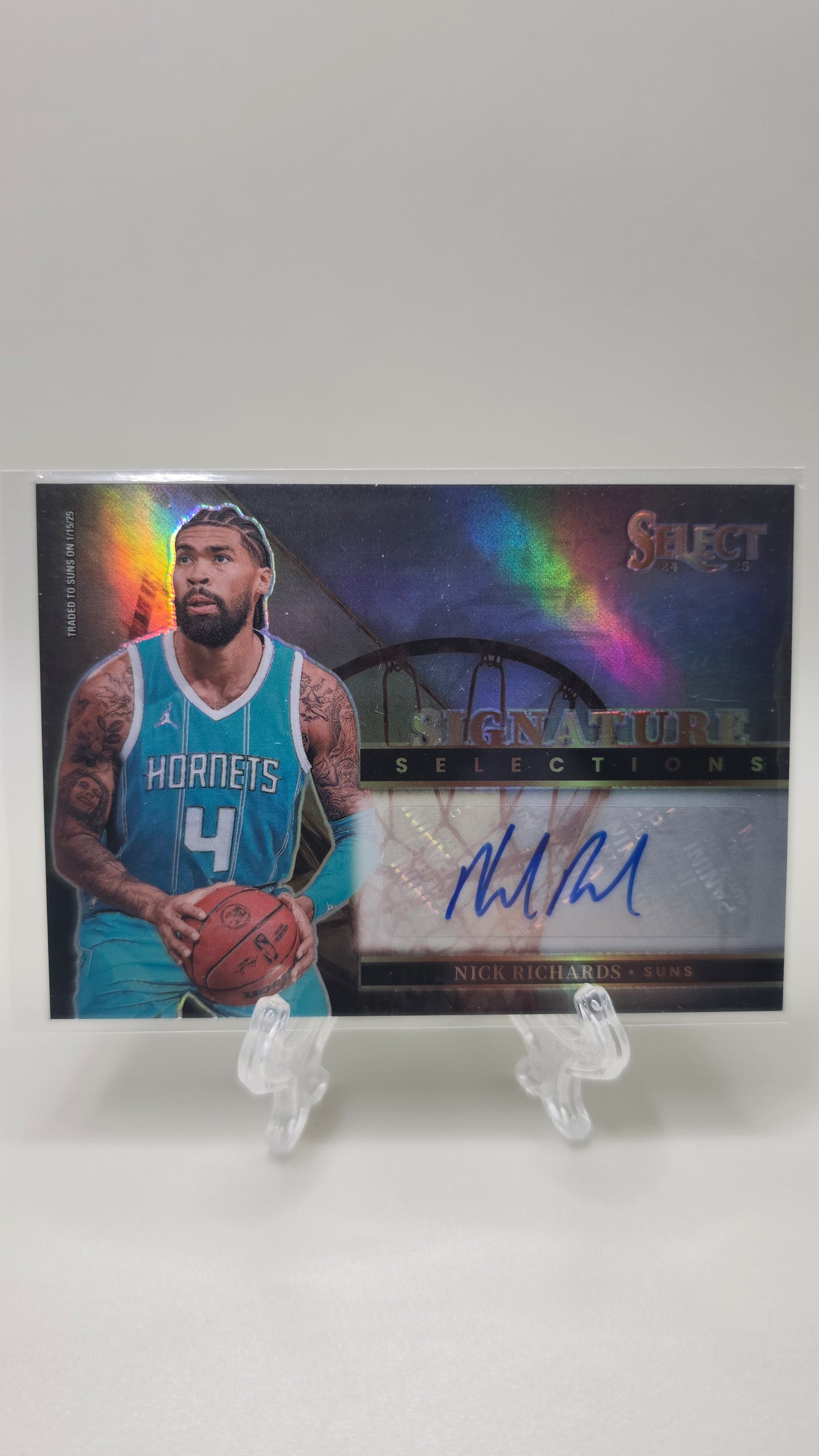 2024-25 Select Signature Selections Nick Richards Auto Card # SS-NRH