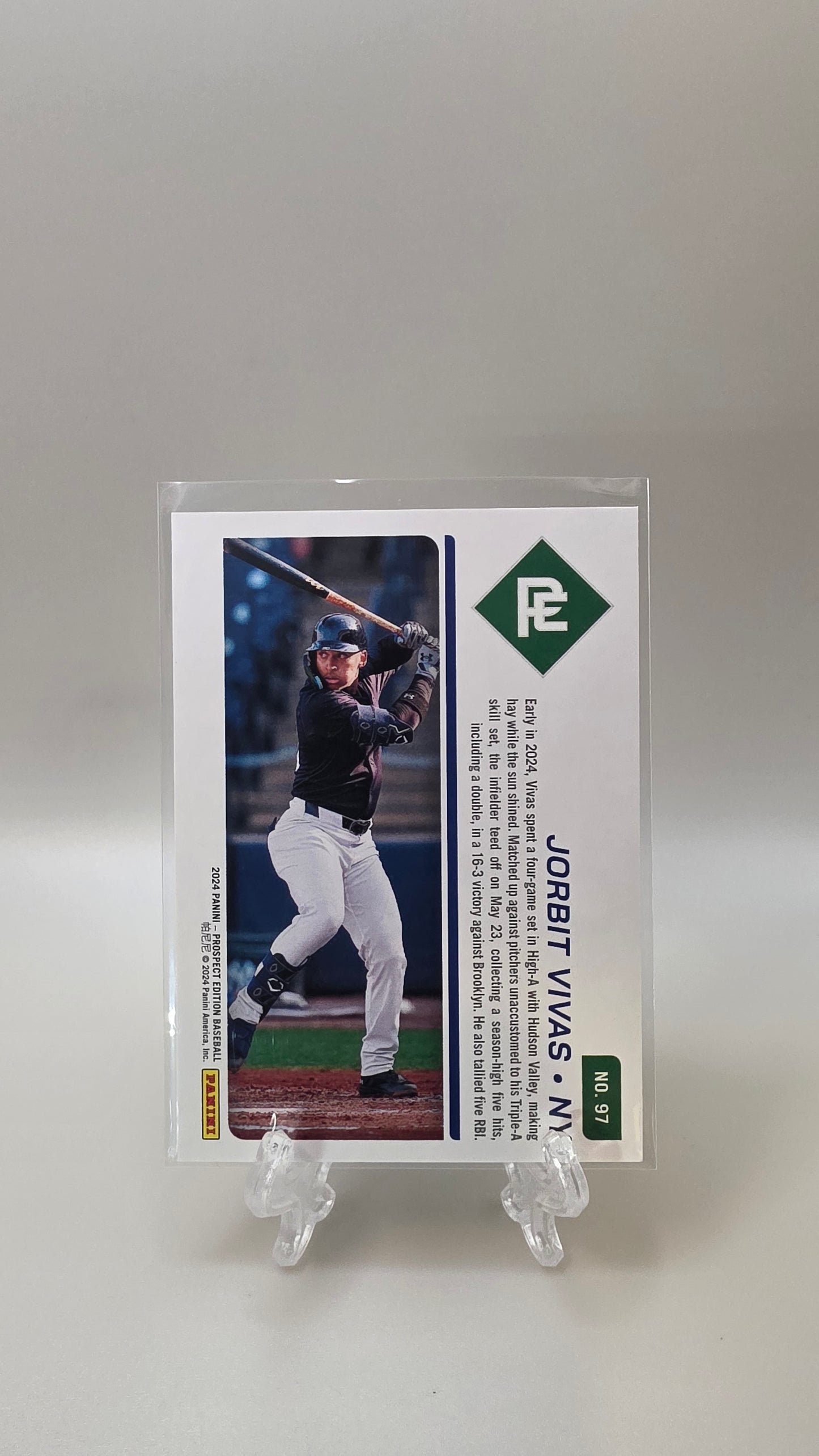 2024 Prospect Edition Jorbit Vivas Prospect Ticket Purple /99 #97