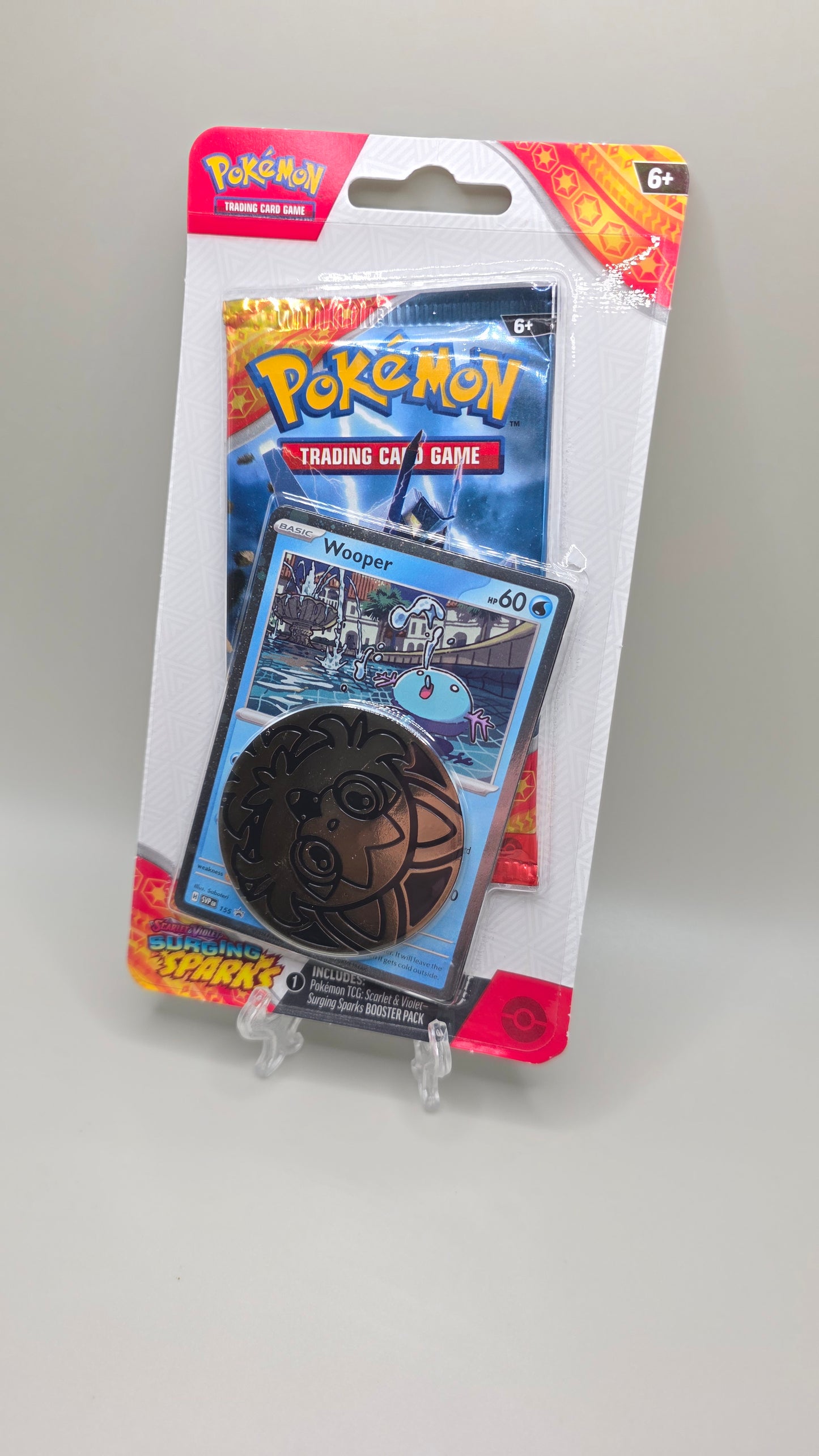 Pokémon TCG Surging Sparks S&V Wooper Promo Blister Pack Sealed