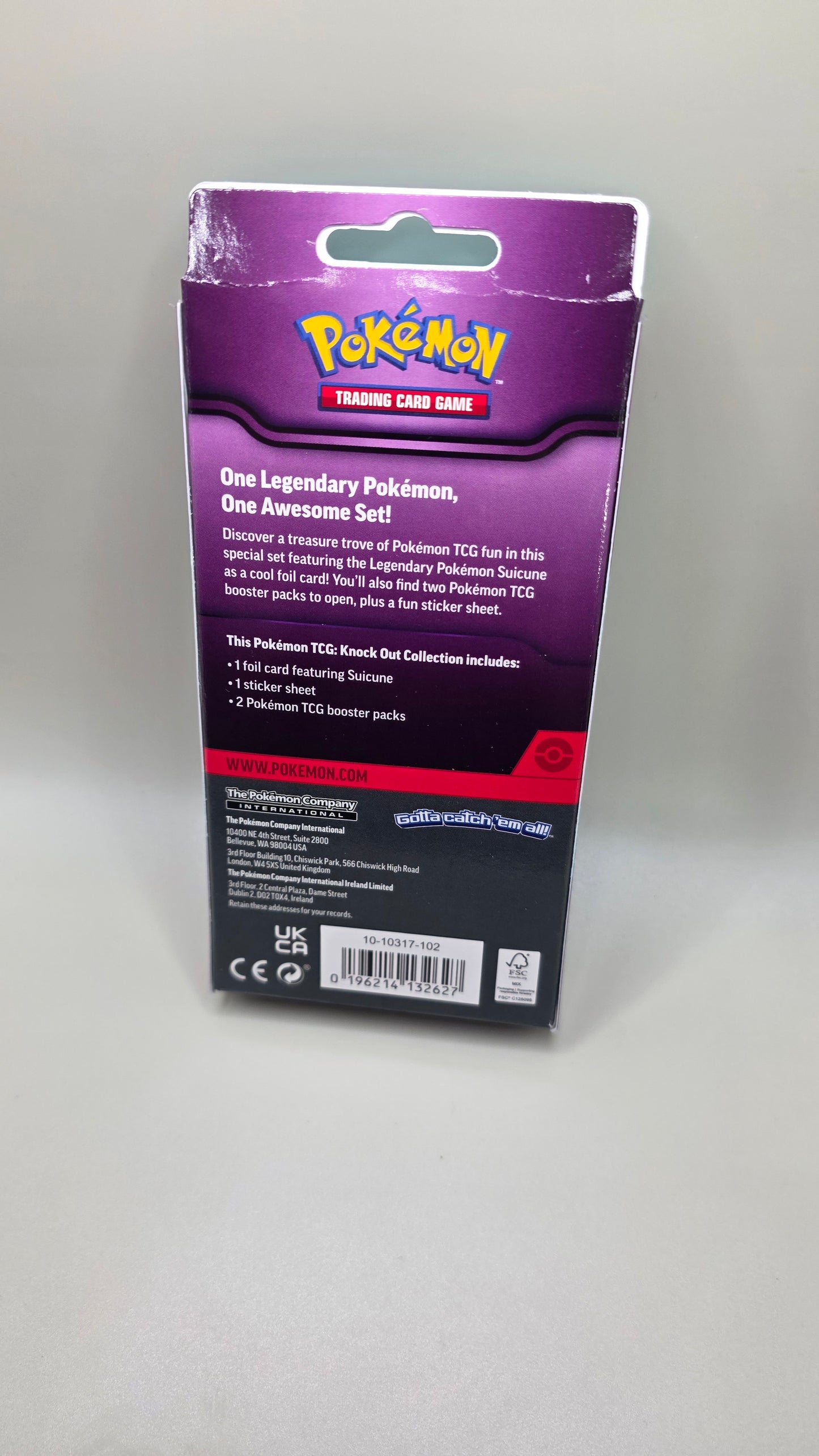 Pokemon TCG Knockout Collection Suicune English