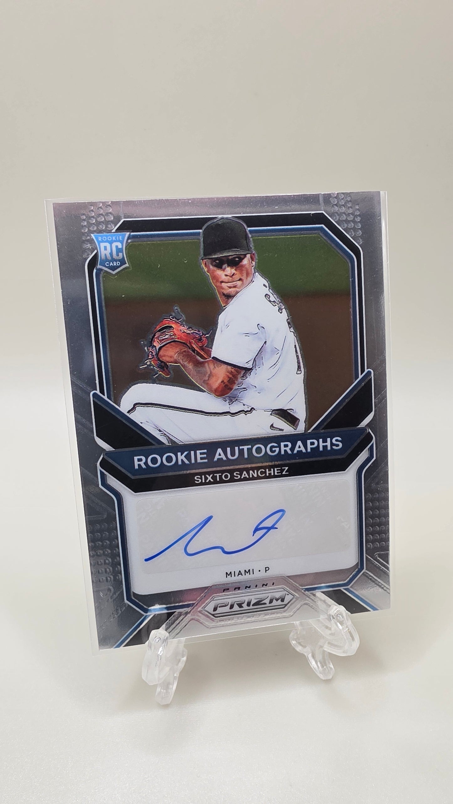 2021 Panini Prizm Rookie Autographs Sixto Sanchez Card #RA-SX