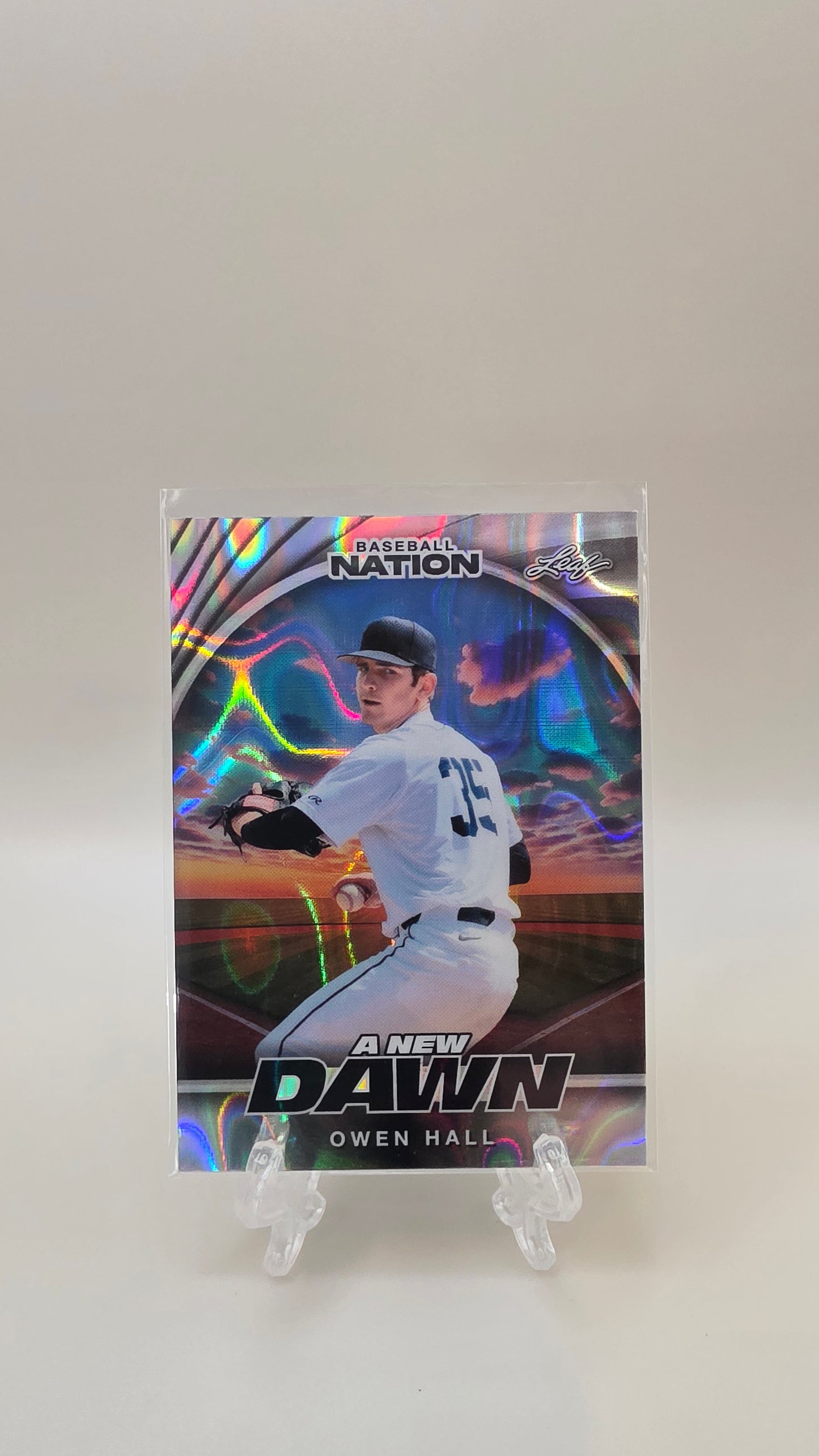 2025 Leaf Owen Hall A New Dawn /15 Prismatic #NB-81