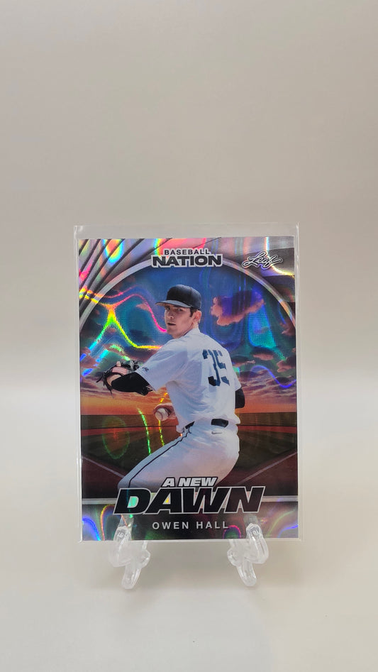 2025 Leaf Owen Hall A New Dawn /15 Prismatic #NB-81