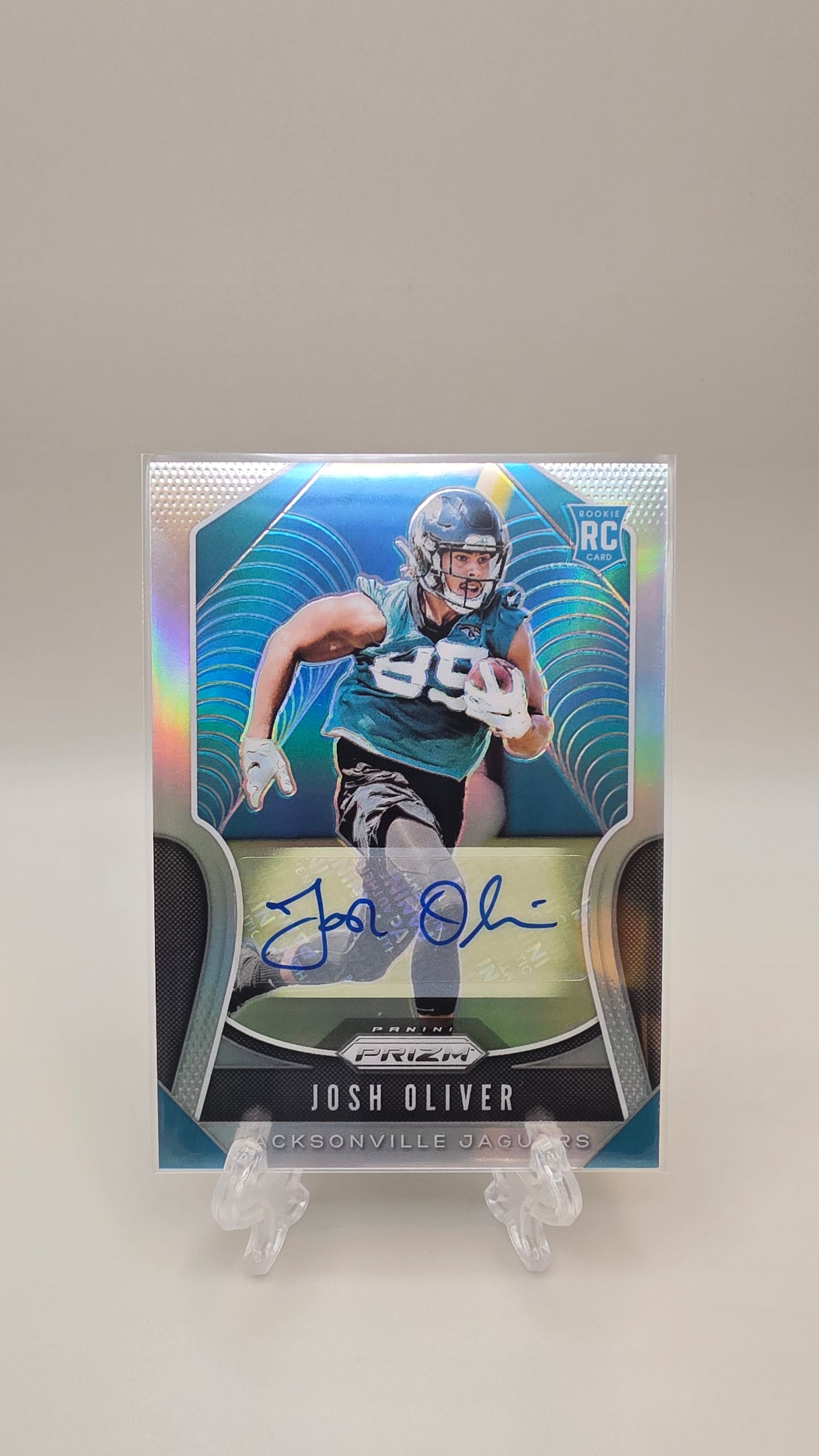 2019 Prizm Josh Oliver Silver Prizm Rookie Auto #371