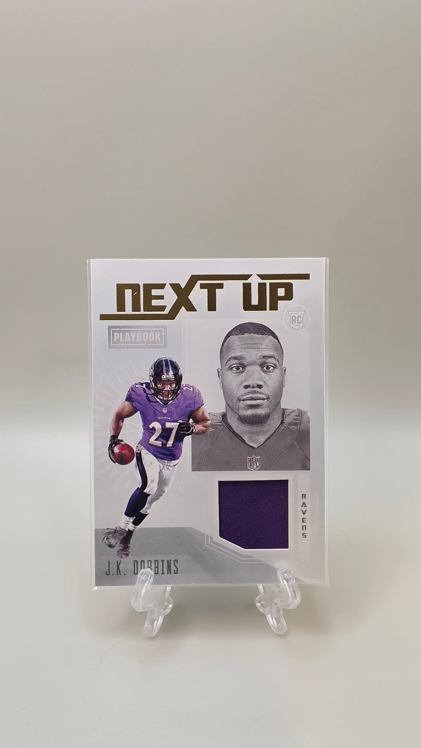 2020 Playbook J.K. Dobbins Next Up Mem RC #NU-13