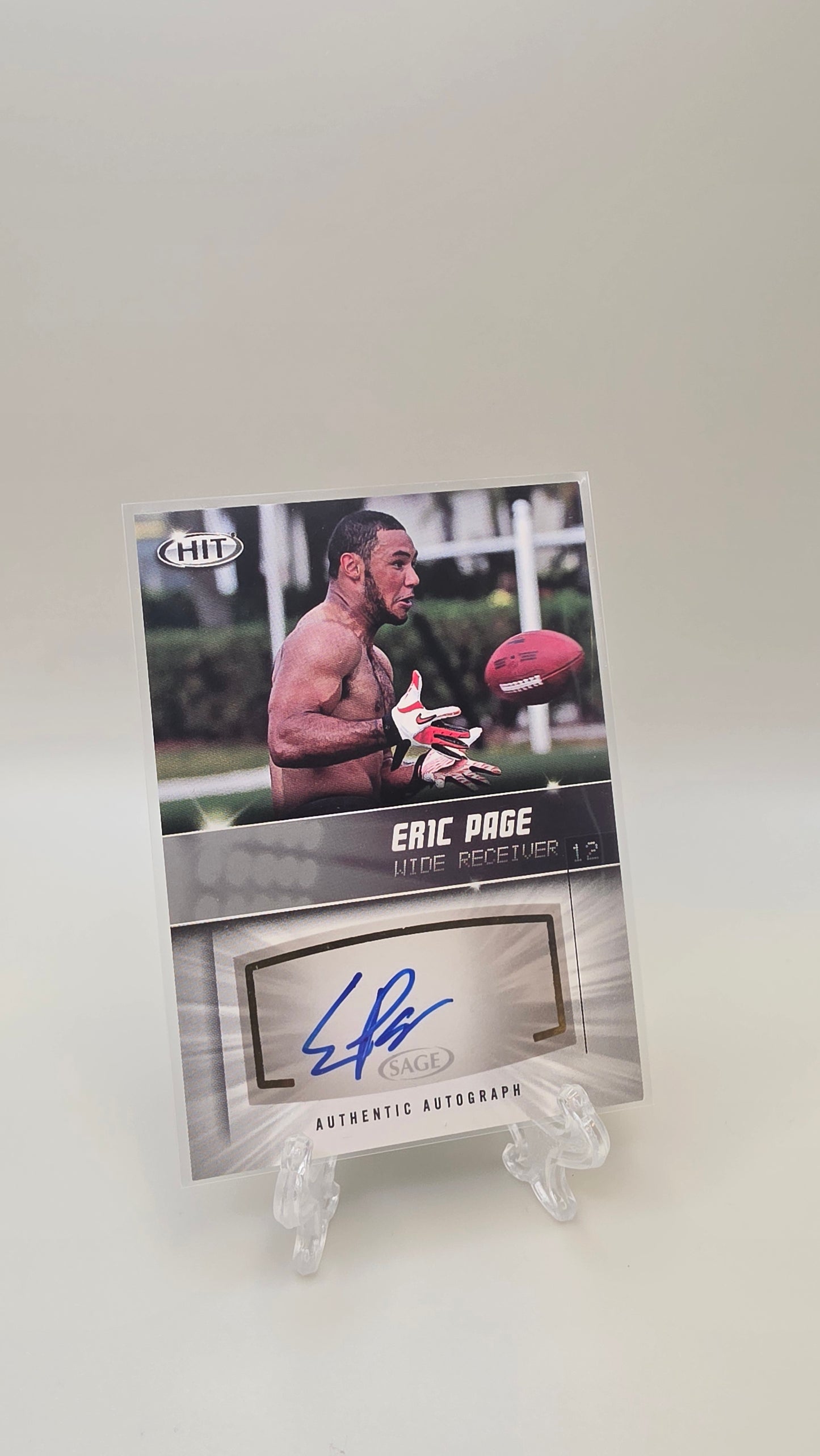 2012 HIT Sage Eric Page Auto #A112