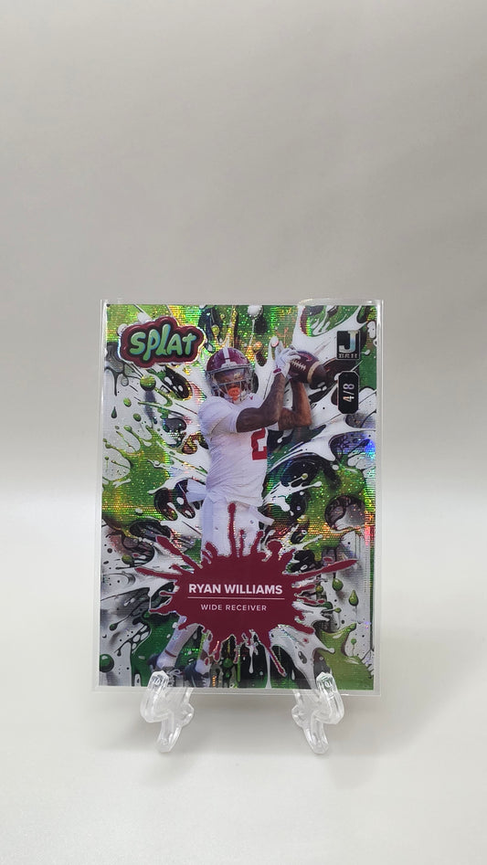 2025 Wild Card Splat Ryan Williams Green /8 #SBLIM01-RW