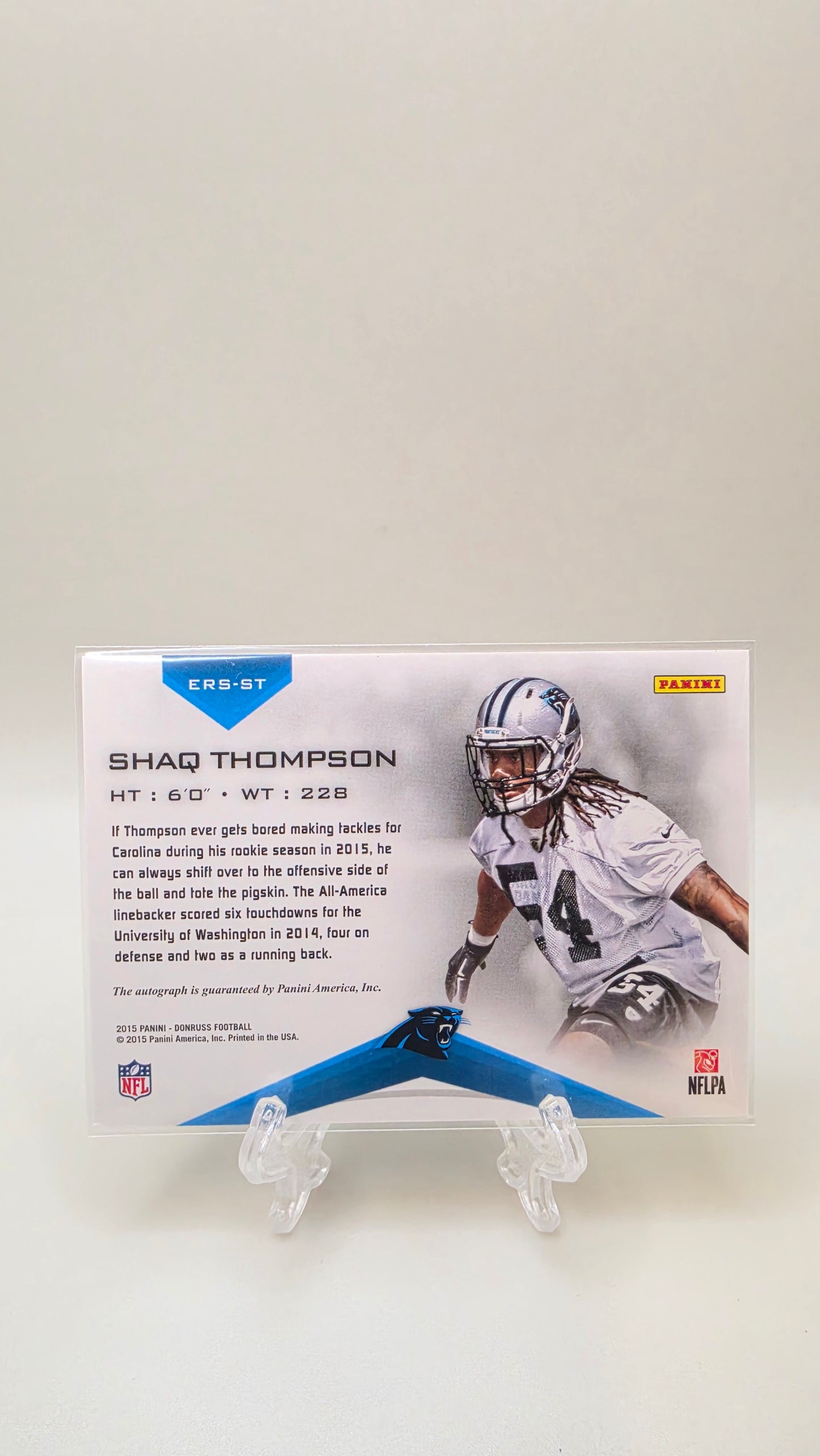 2015 Donruss Elite Shaq Thompson RC Auto #ERS-ST