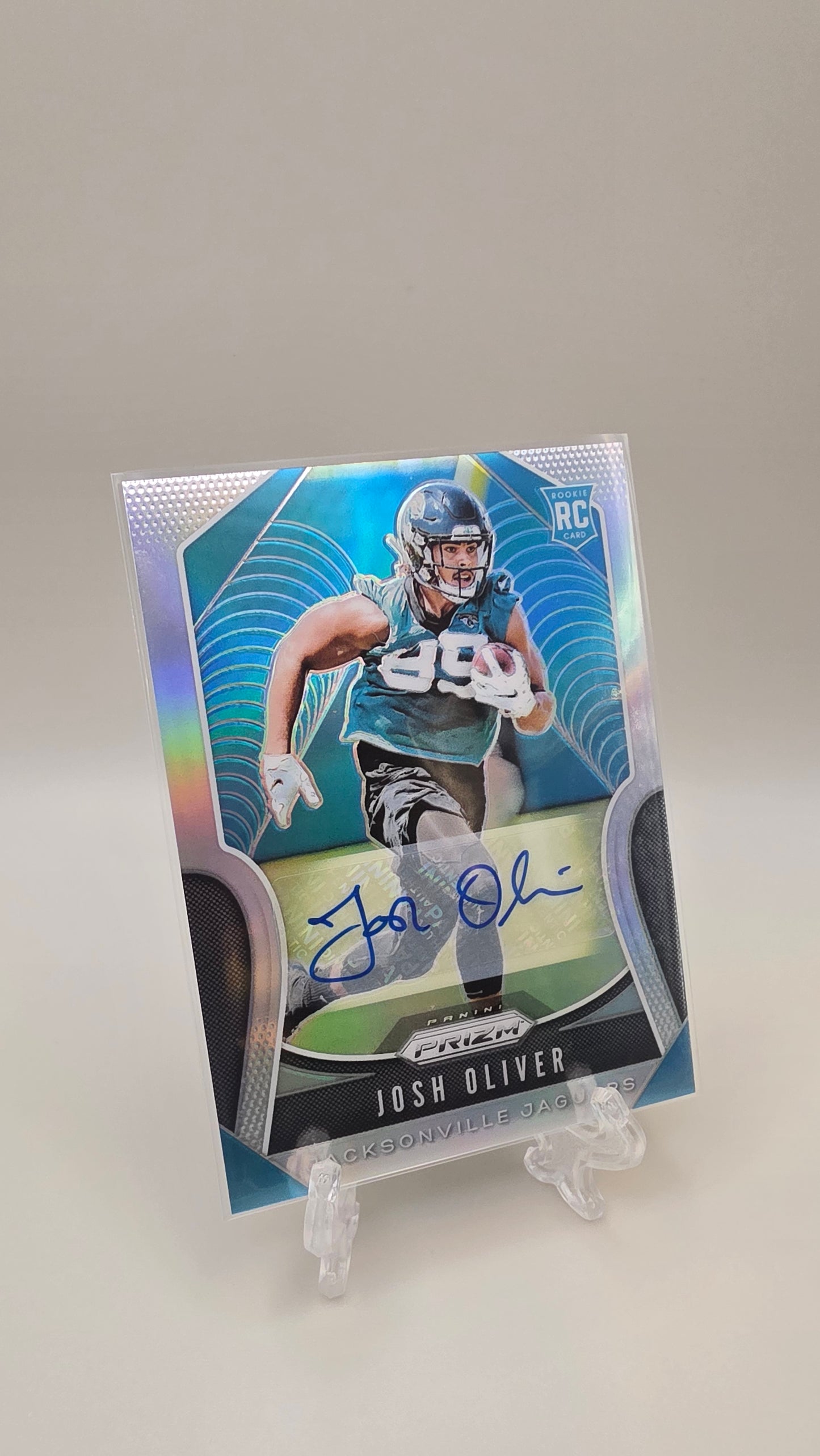 2019 Prizm Josh Oliver Silver Prizm Rookie Auto #371