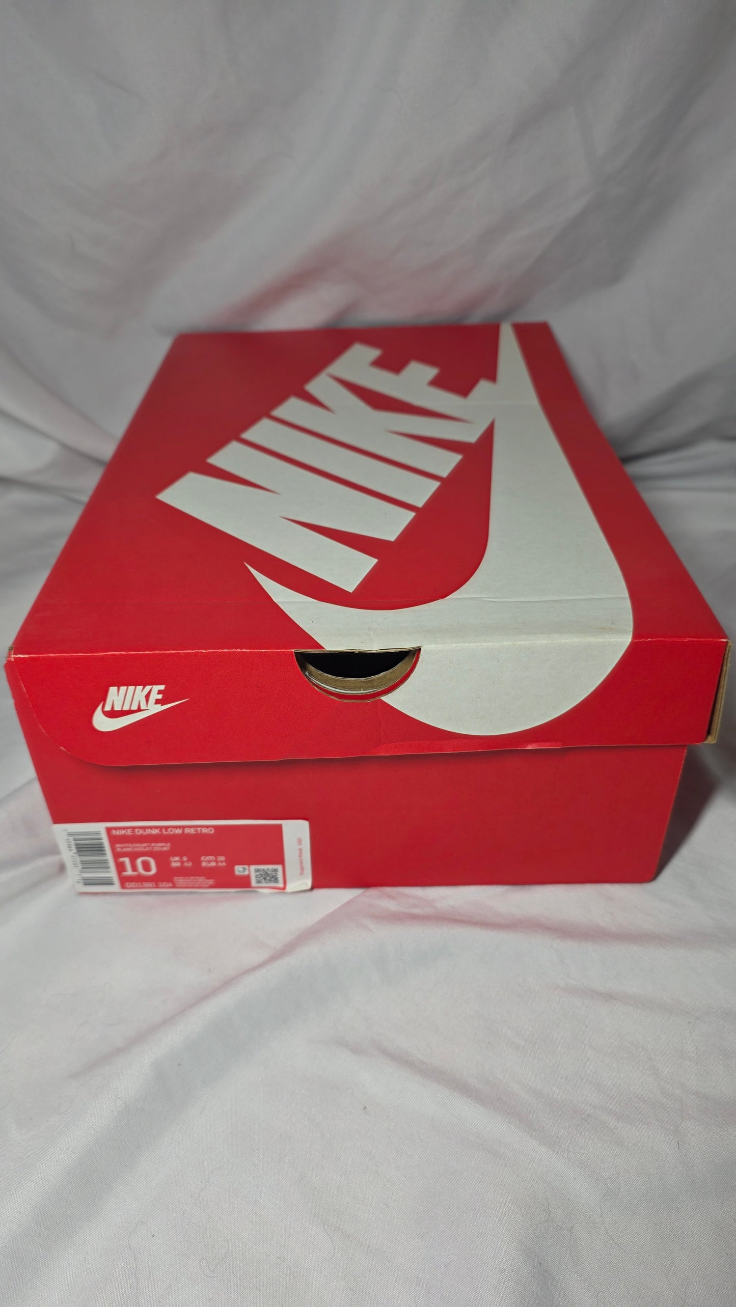 Nike SB Dunk Low Retro Court Purple Mens 10 DD1291-104 NIB