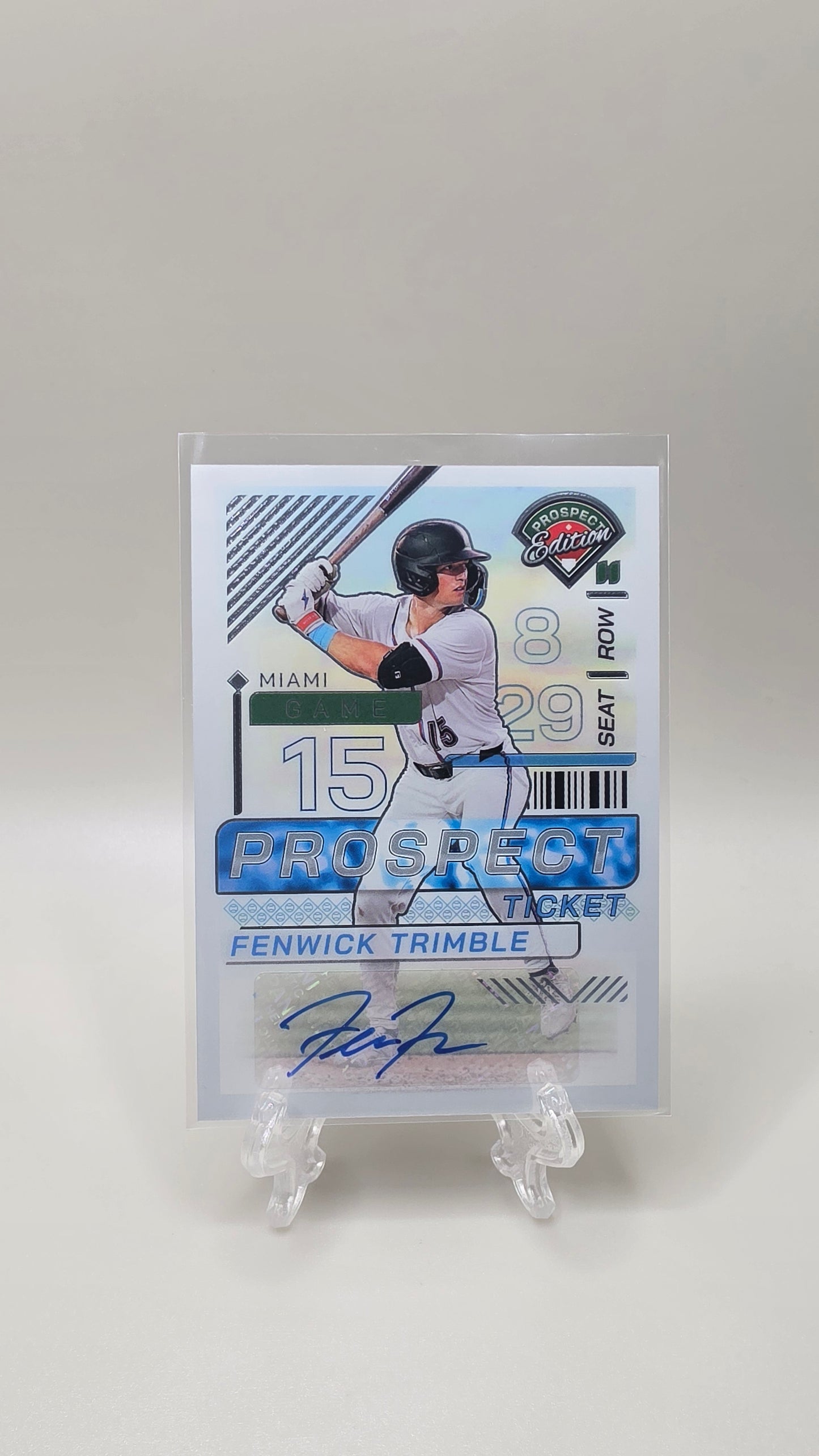 2024 Panini Prospect Edition Fenwick Trimble Auto Card # 105