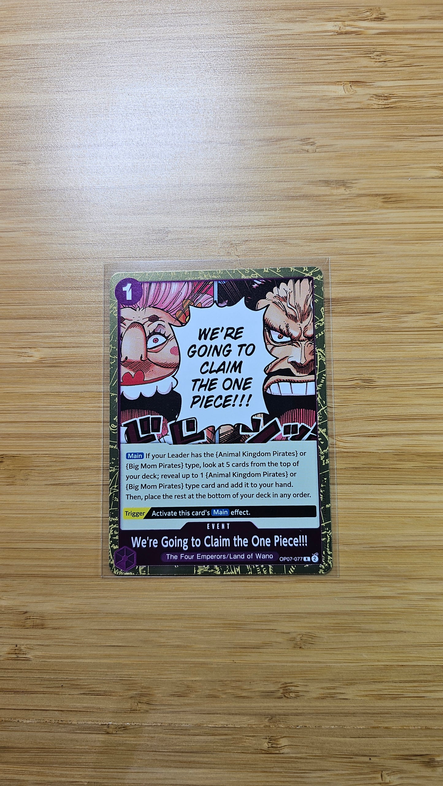 One Piece Card Game 500 Years in the Future OP07 Foil, Leader & Rare Single Cards