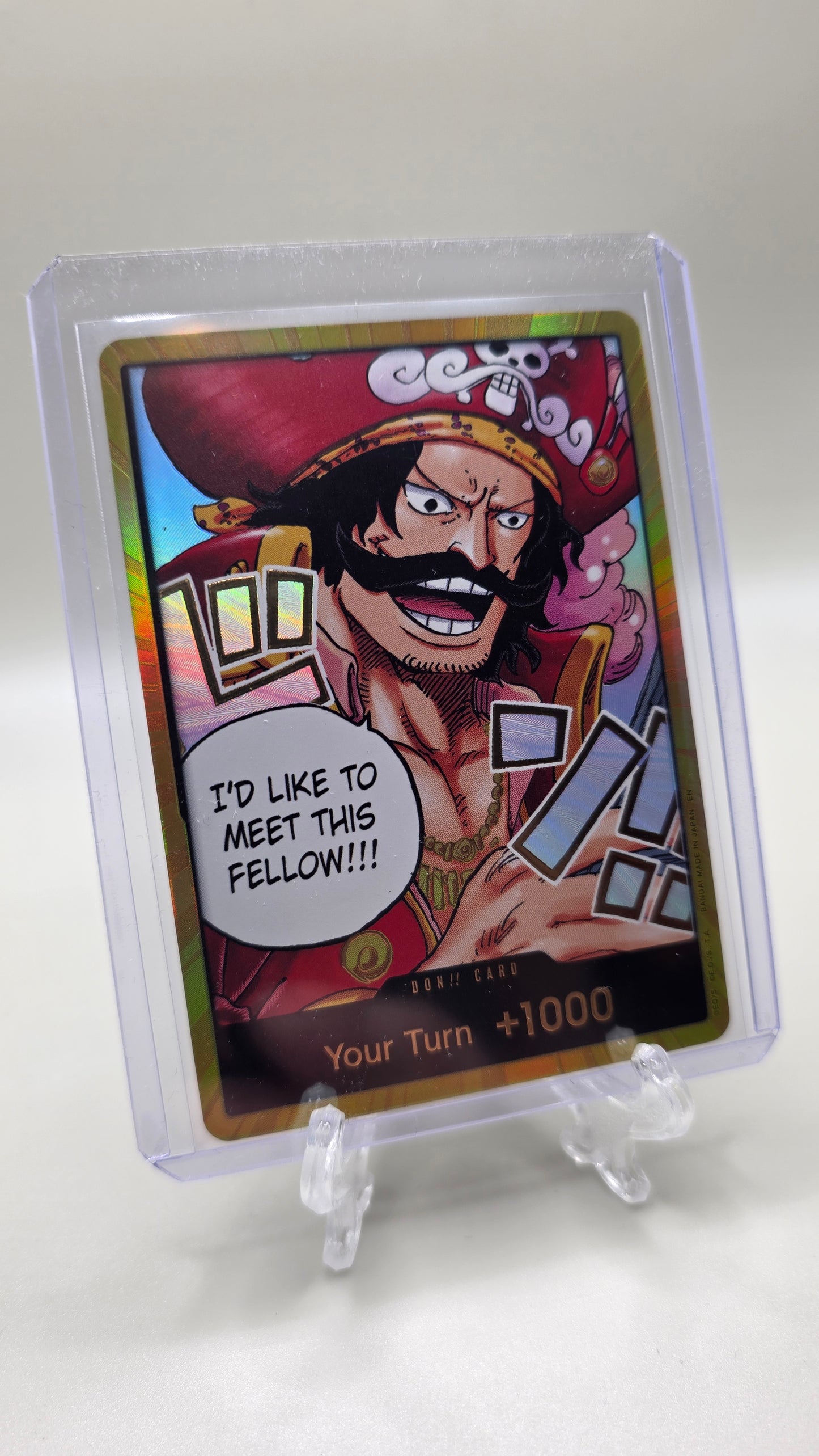 Gold DON!! Gol D.Roger OP13 One Piece TCG (Carrying on his WIll Set ) English