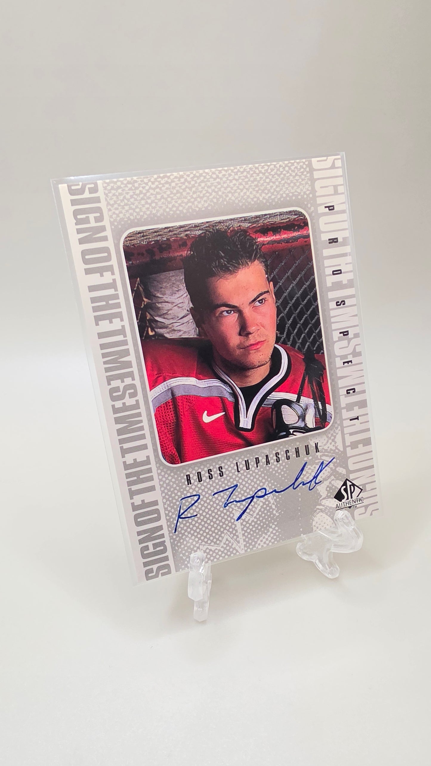 1999 Upper Deck Sign of the Times Ross Lupaschuk Auto Card #RL