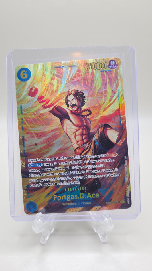 Portgas.D.Ace OP13-119 SEC One Piece TCG (Carrying on his WIll set) English