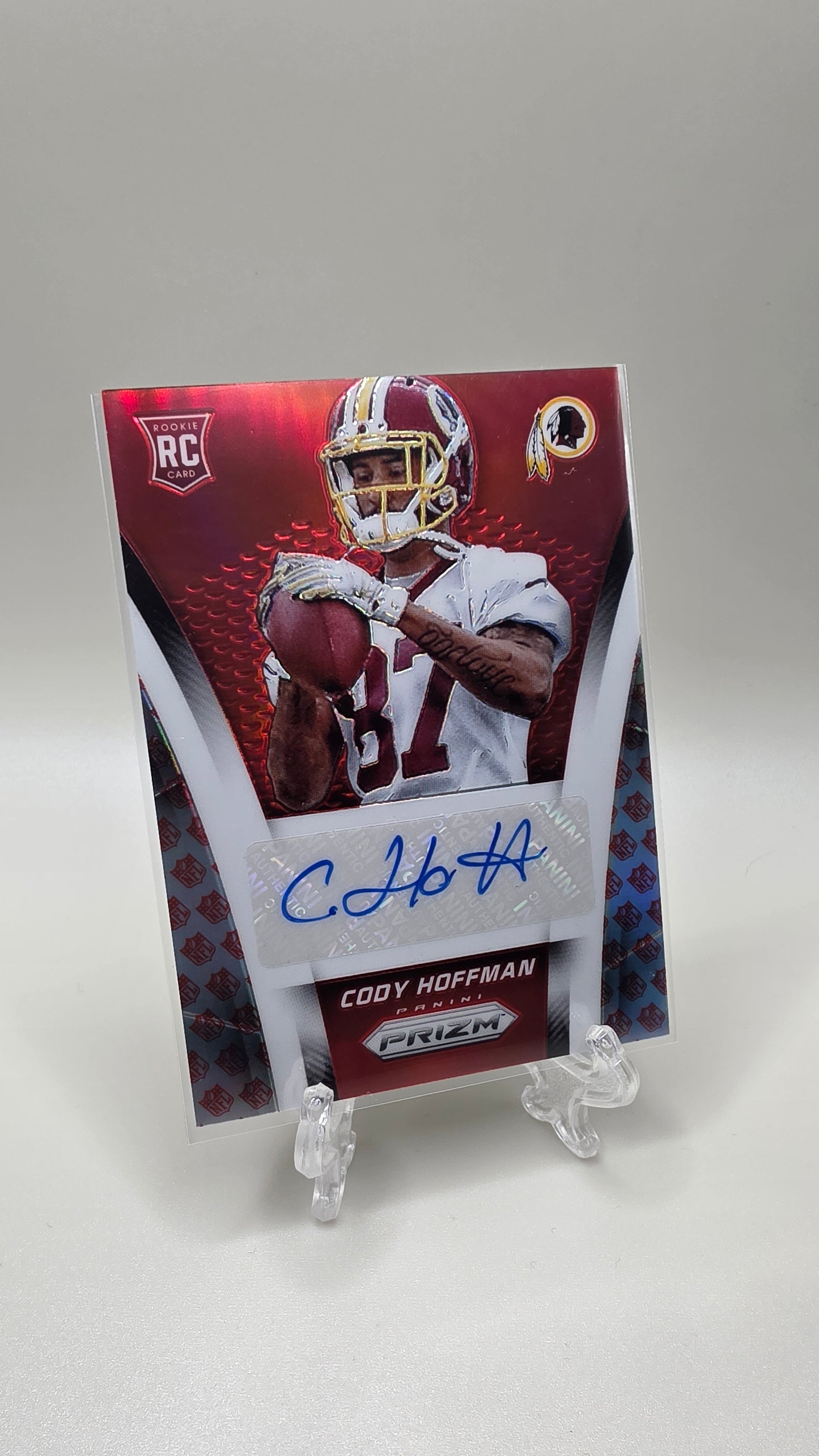 2014 Panini Prizm NFL Shield Logo Prizm Cody Hoffman #/25 Card #AR-CH