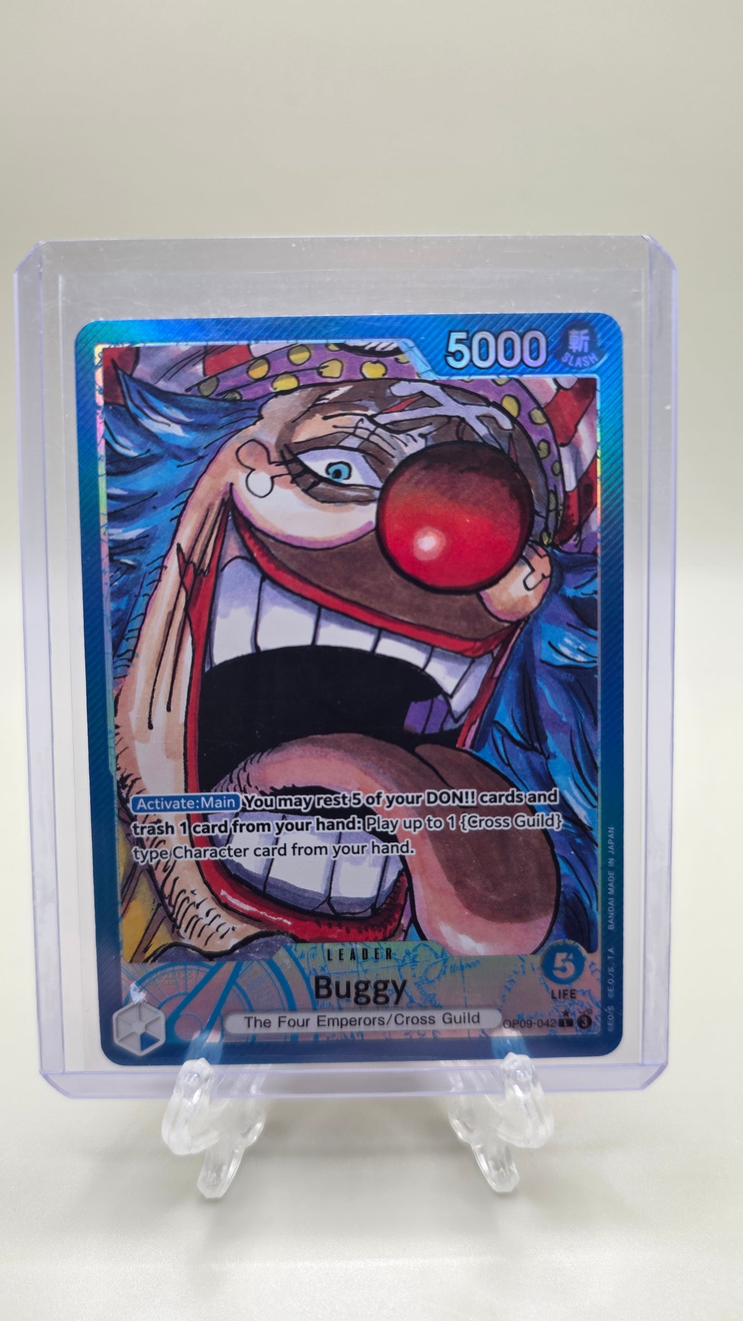 Buggy OP09-042 L⭐ Alt Art One Piece TCG (Emperors in the New World Set) English