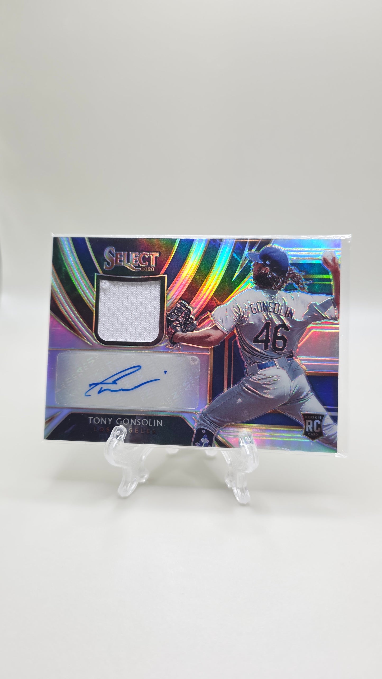 2020 Select Tony Gonsolin Rookie Patch Auto #/99 Card #RJA-TO