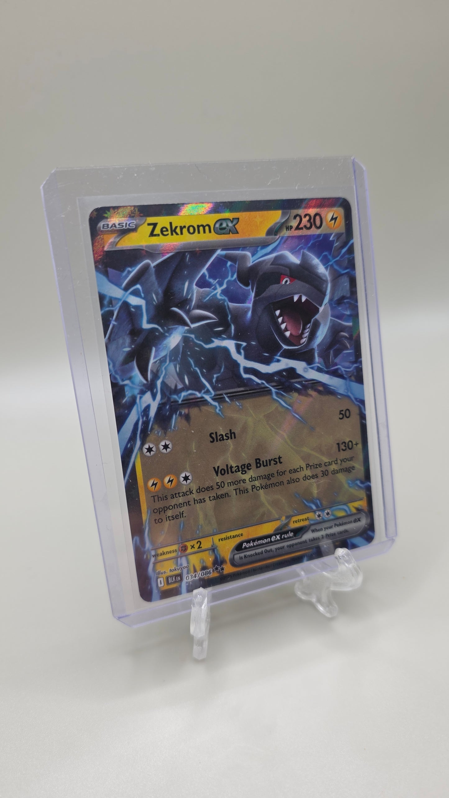 Zekrom EX 034/086 (SV Black Bolt Set) English