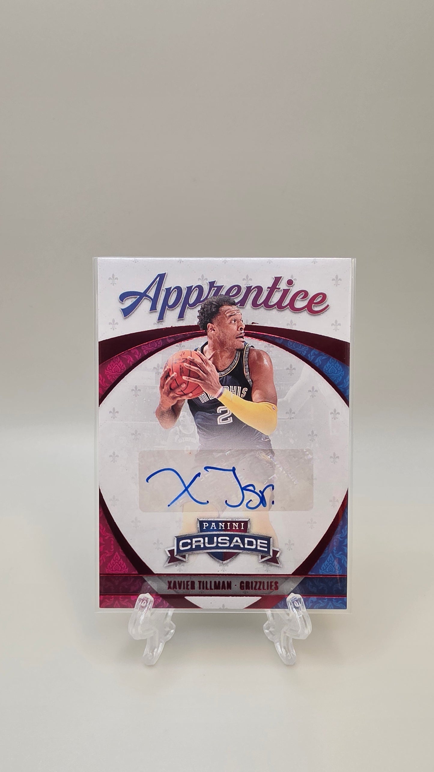 2021-22 Chronicles Crusade Xavier Tillman Apprentice Red Auto #APP-XAT