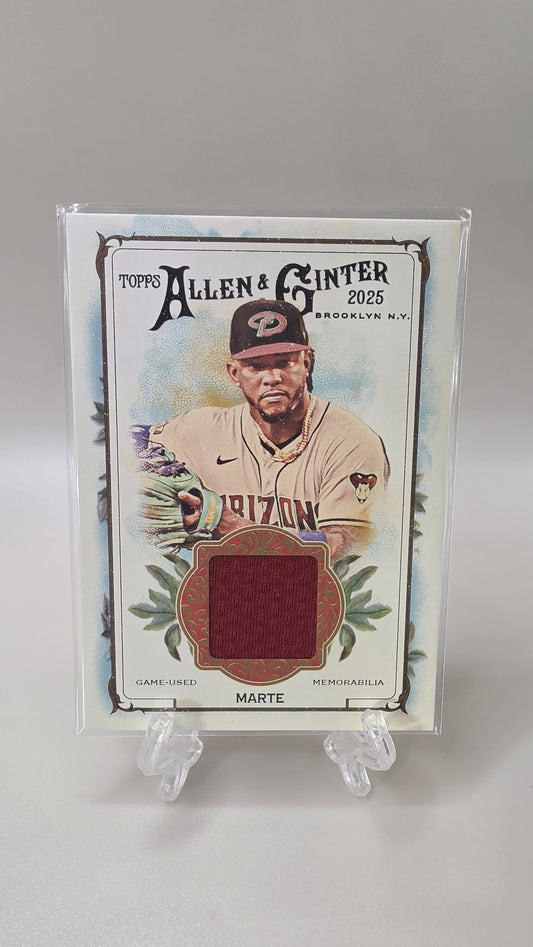 2025 Topps Allen & Ginter Ketel Marte Relic Card #AGR-KM