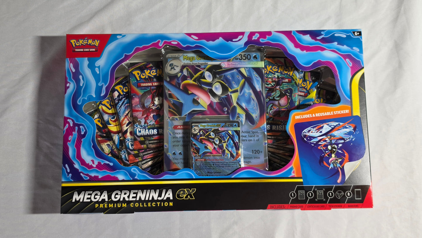 Pokemon TCG Mega Greninja Ex Premium Collection Factory Sealed English