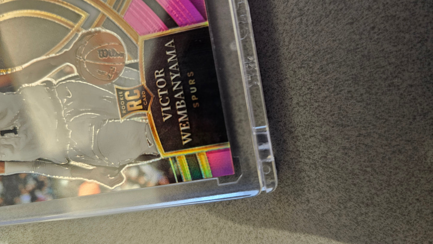 2023 NBA Select Victor Wembanyama - Teal/White/Pink Prizm Numbered # 26/49 -( San Antonio Spurs )