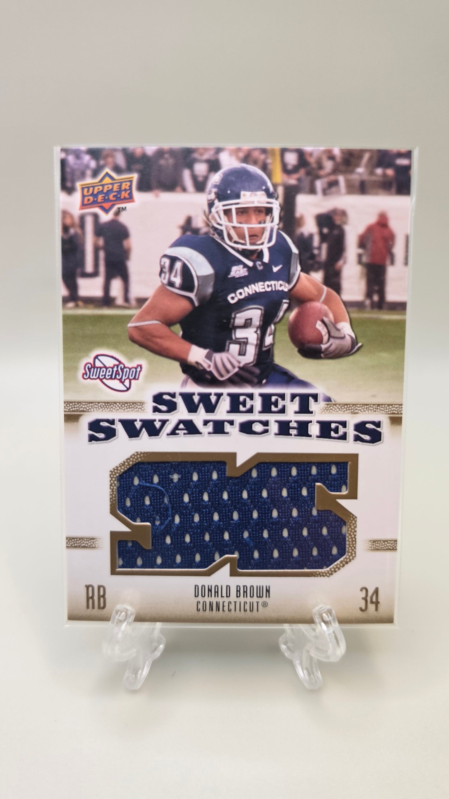 2010 Upper Deck Donald Brown Sweetspot Sweet Swatches #SSW-21