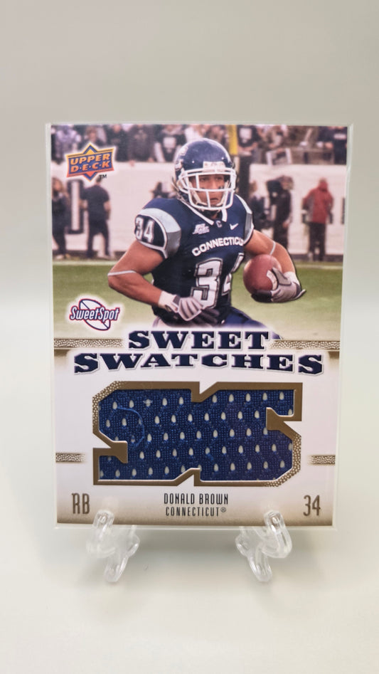2010 Upper Deck Donald Brown Sweetspot Sweet Swatches #SSW-21