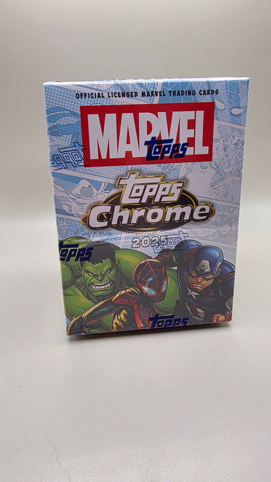 2025 Topps Chrome Marvel Blaster Box ( Factory Sealed )