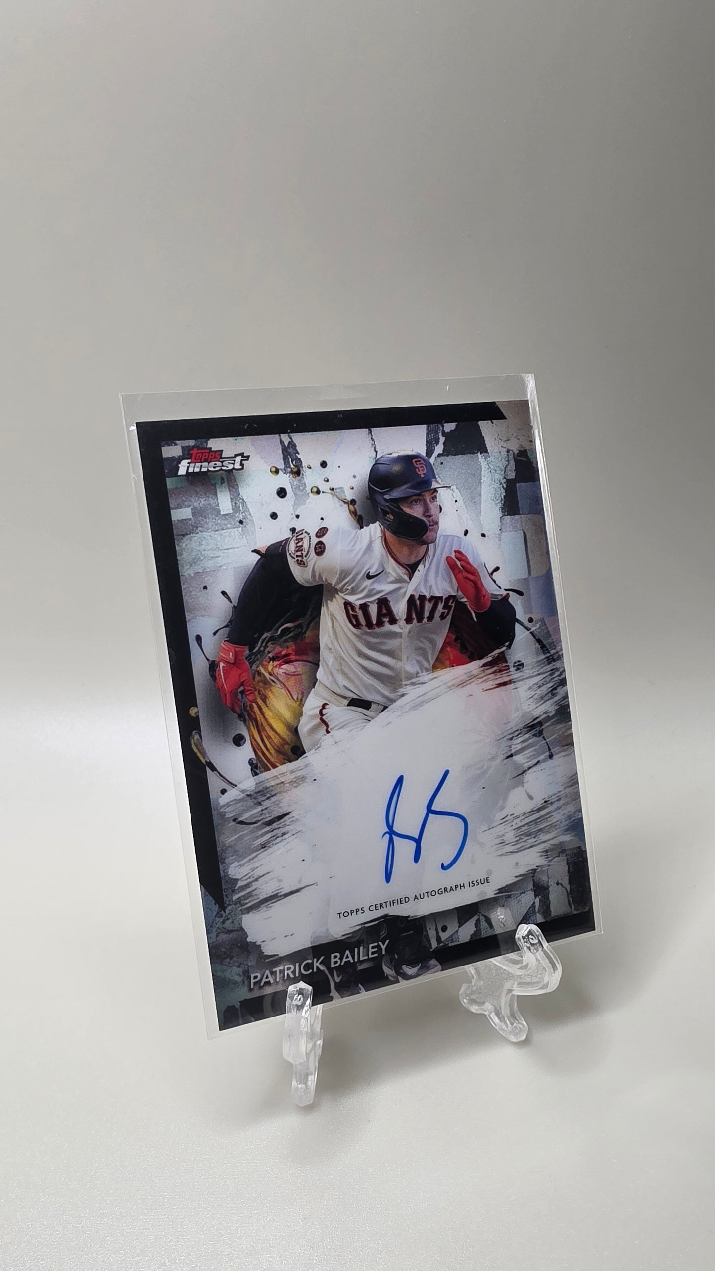 2024 Topps FInest Patrick Bailey Autograph Card # FA-PB