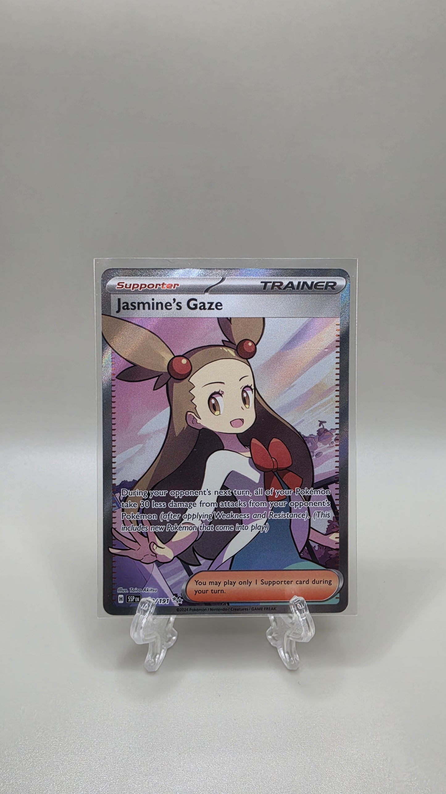 Pokémon TCG Jasmine's Gaze 233/191 Surging Sparks English