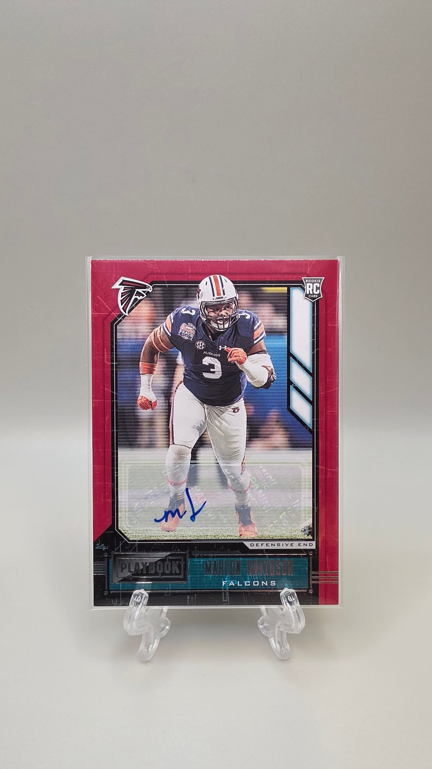 2020 Playbook Marlon Davidson RC Auto #185