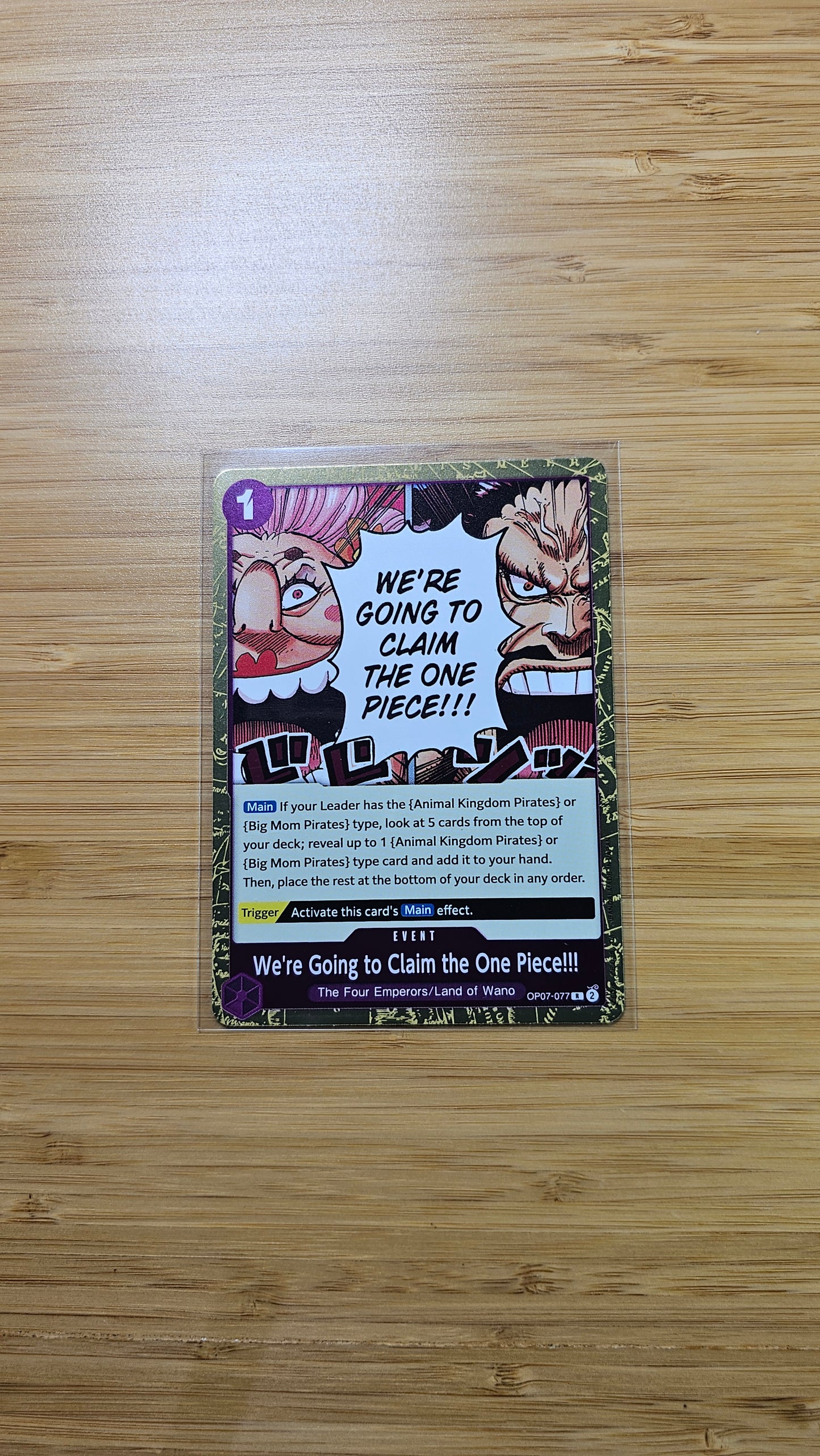 One Piece Card Game 500 Years in the Future OP07 Foil, Leader & Rare Single Cards