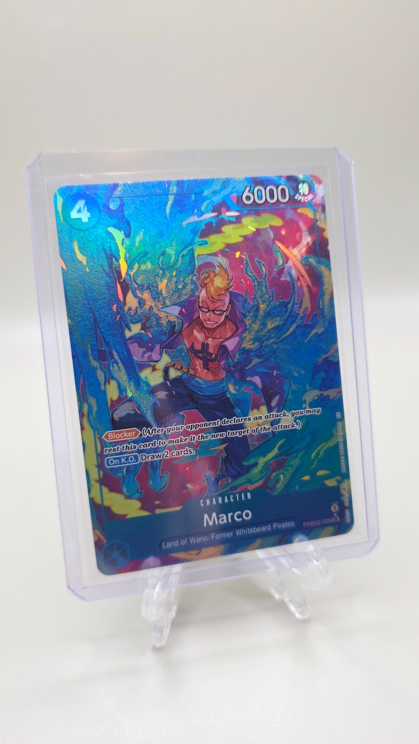 Marco PRB02-008 SR⭐ Alt Art One Piece TCG (The Best of Vol.2 set) English