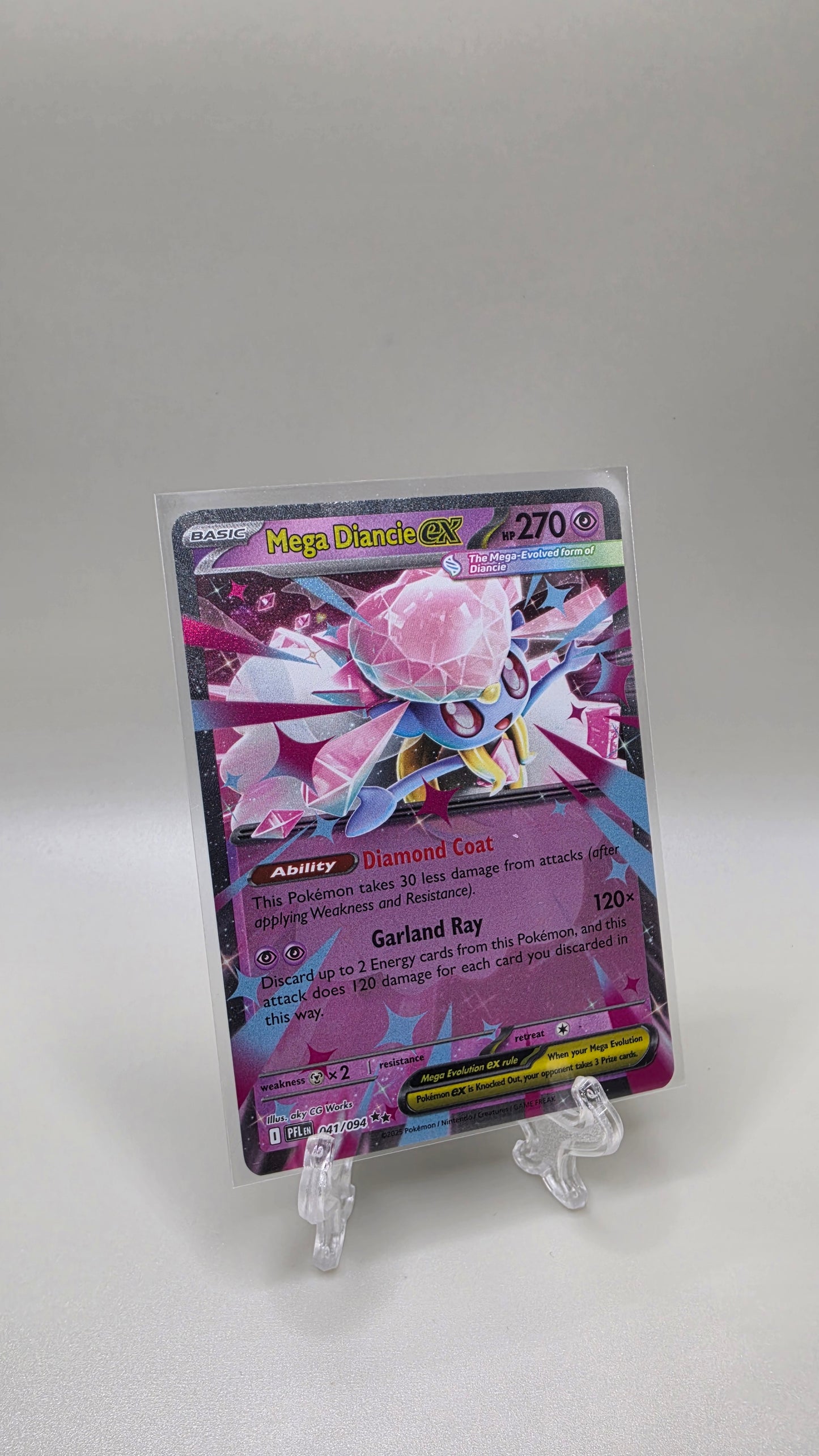 Pokémon TCG Mega Diancie EX 041/094 Phantasmal Flames English