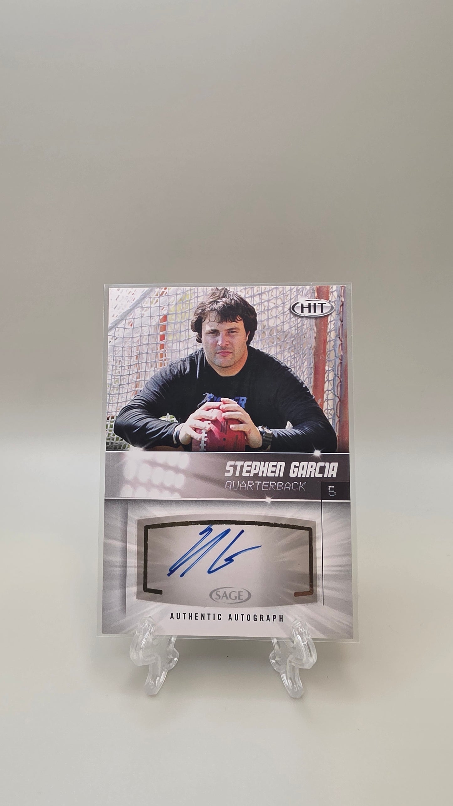 2012 HIT Sage Stephen Garcia Auto #A5