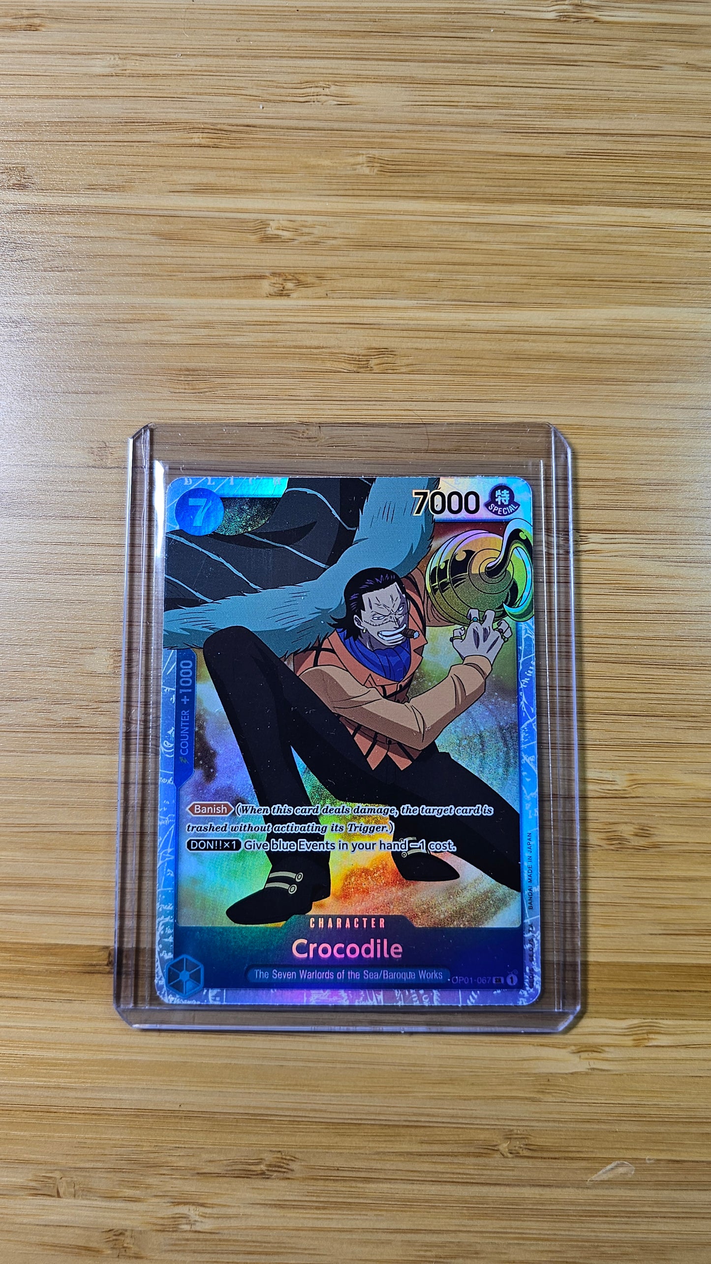 Crocodile OP01-067 SR One Piece TCG (Romance Dawn set)