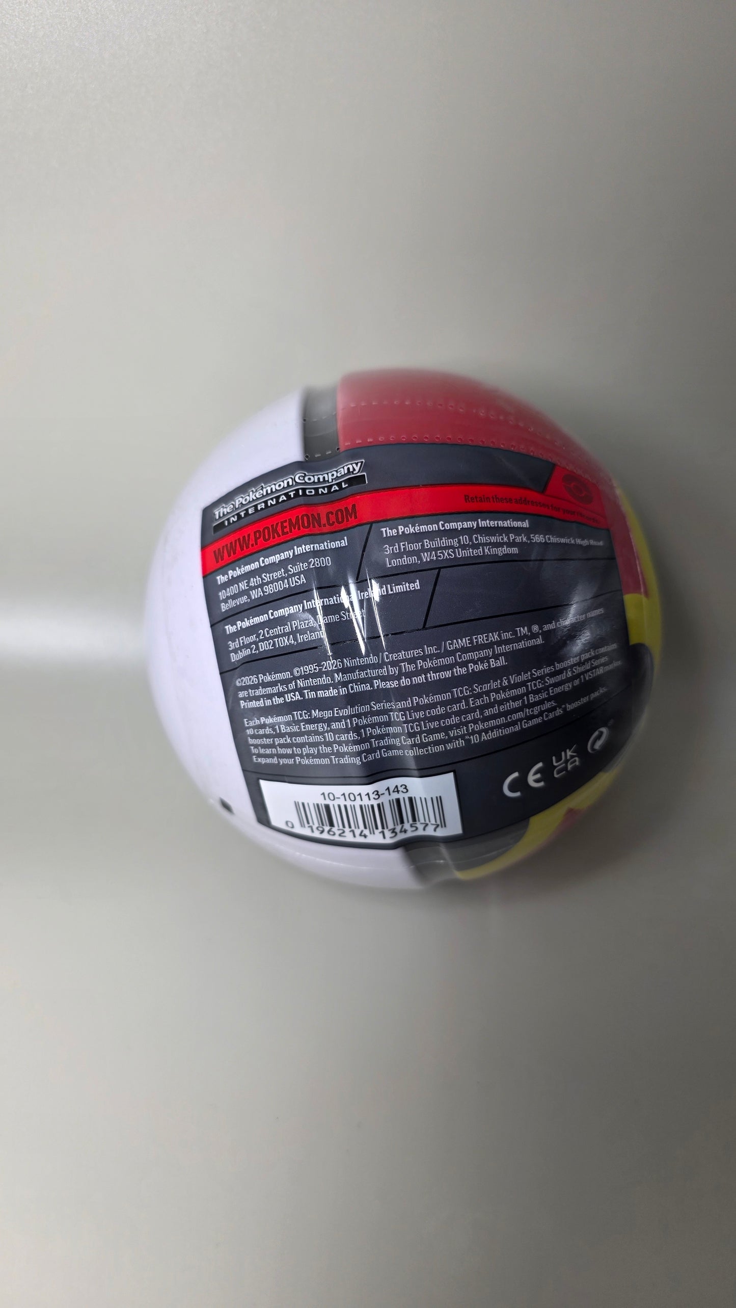 Pokemon TCG Poke Ball Tins x 6 L25 Set Factory Sealed New with Display
