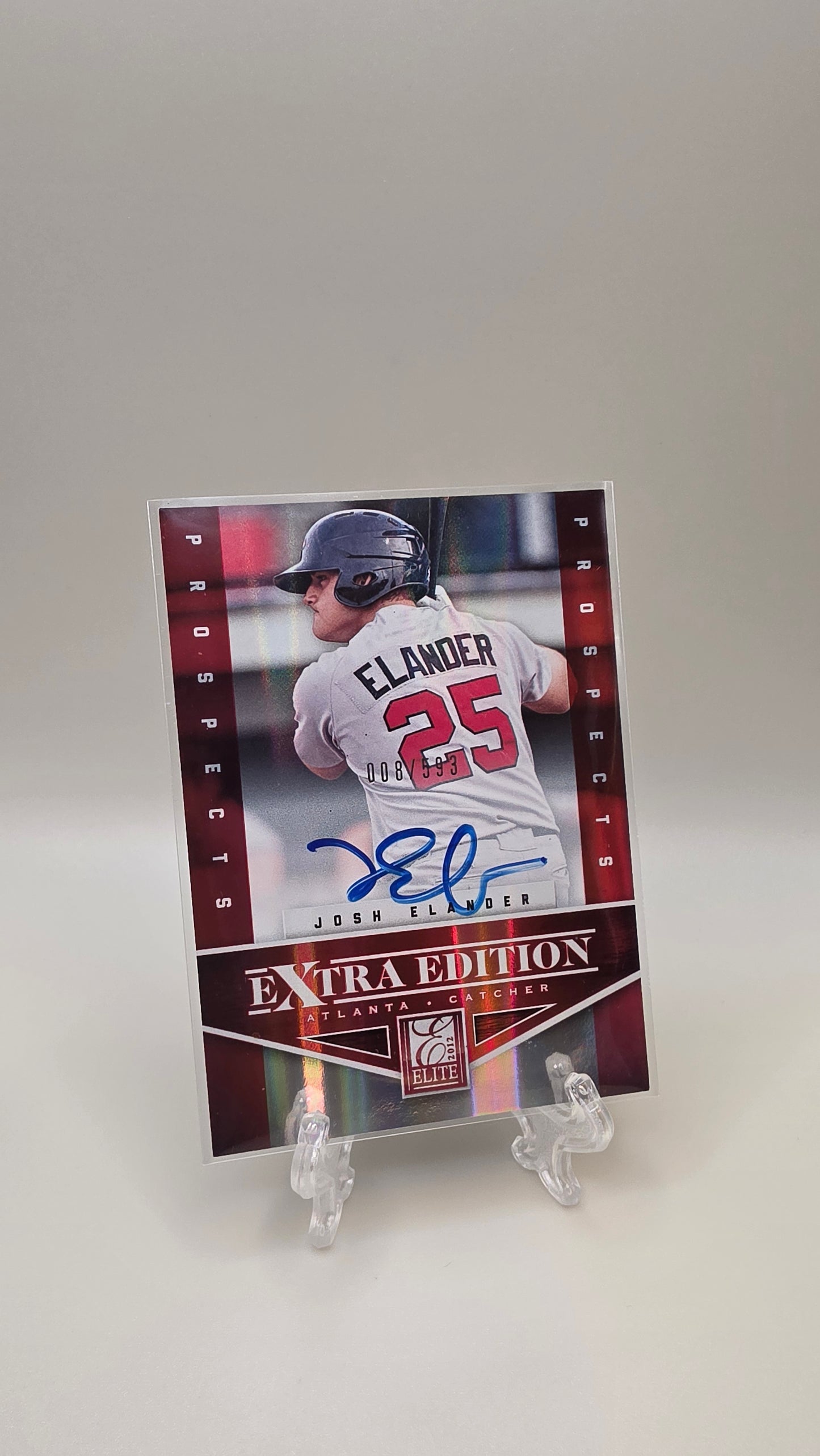 2012 Elite Extra Edition Josh Elander Prospects Auto /593 #142